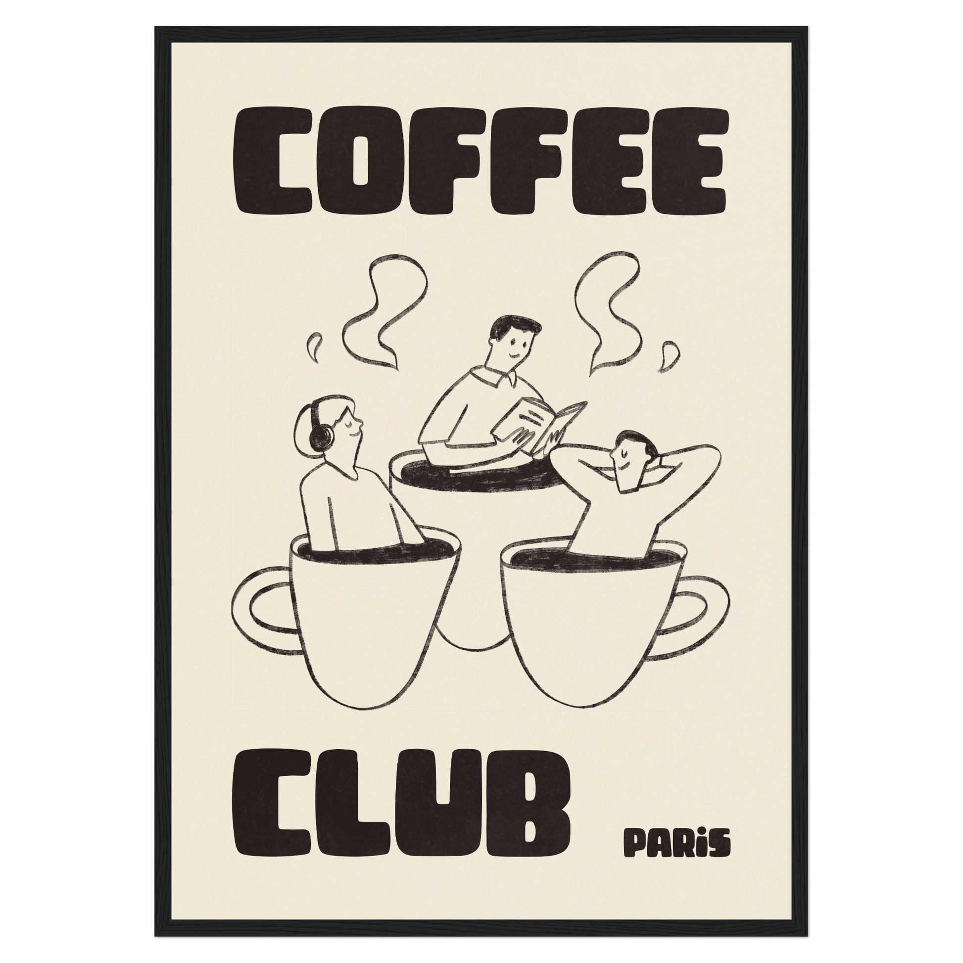 Coffee Club - Bain De Café Bleue Vague Flow