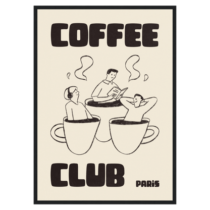 Coffee Club - Bain De Café Bleue Vague Flow