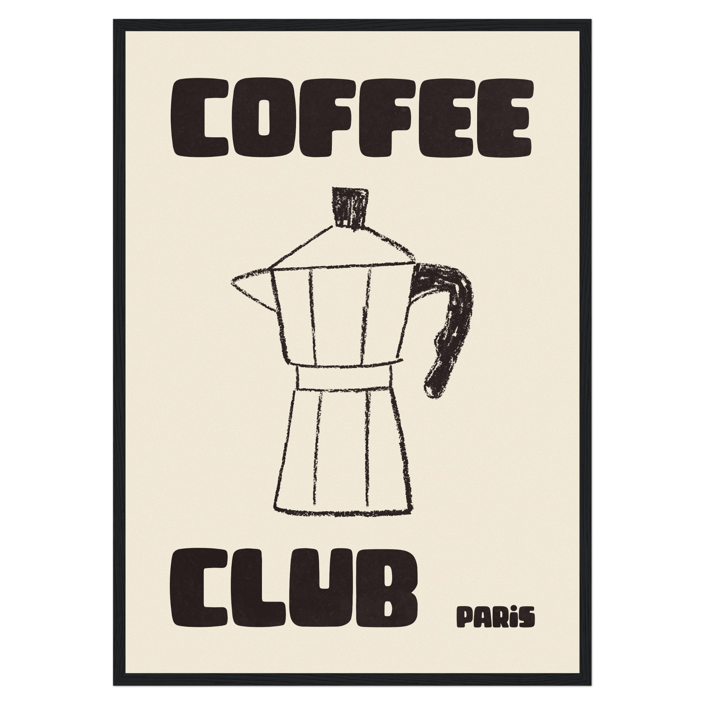 Coffee Club - Cafetière Italienne Bleue Vague Flow