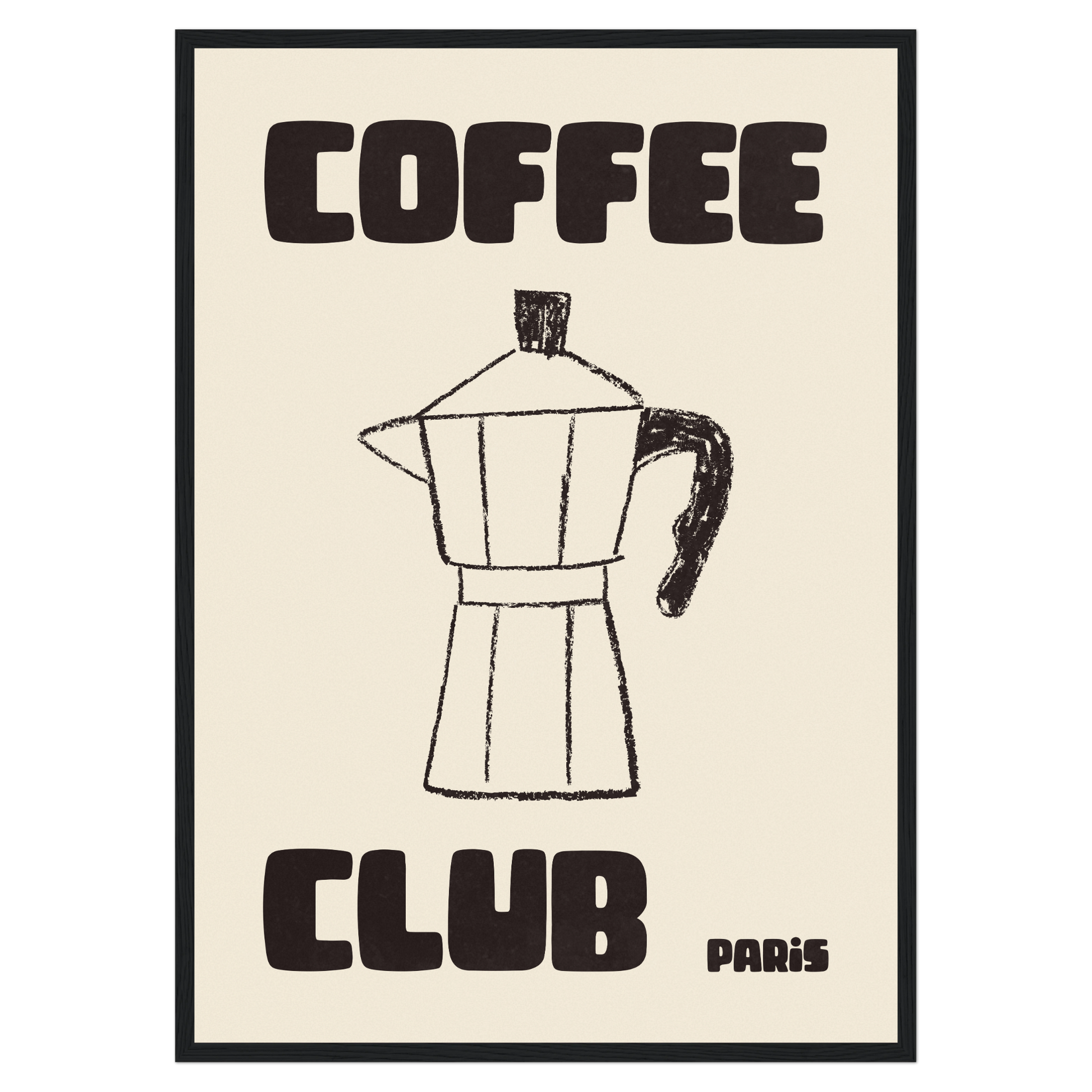 Coffee Club - Cafetière Italienne Bleue Vague Flow