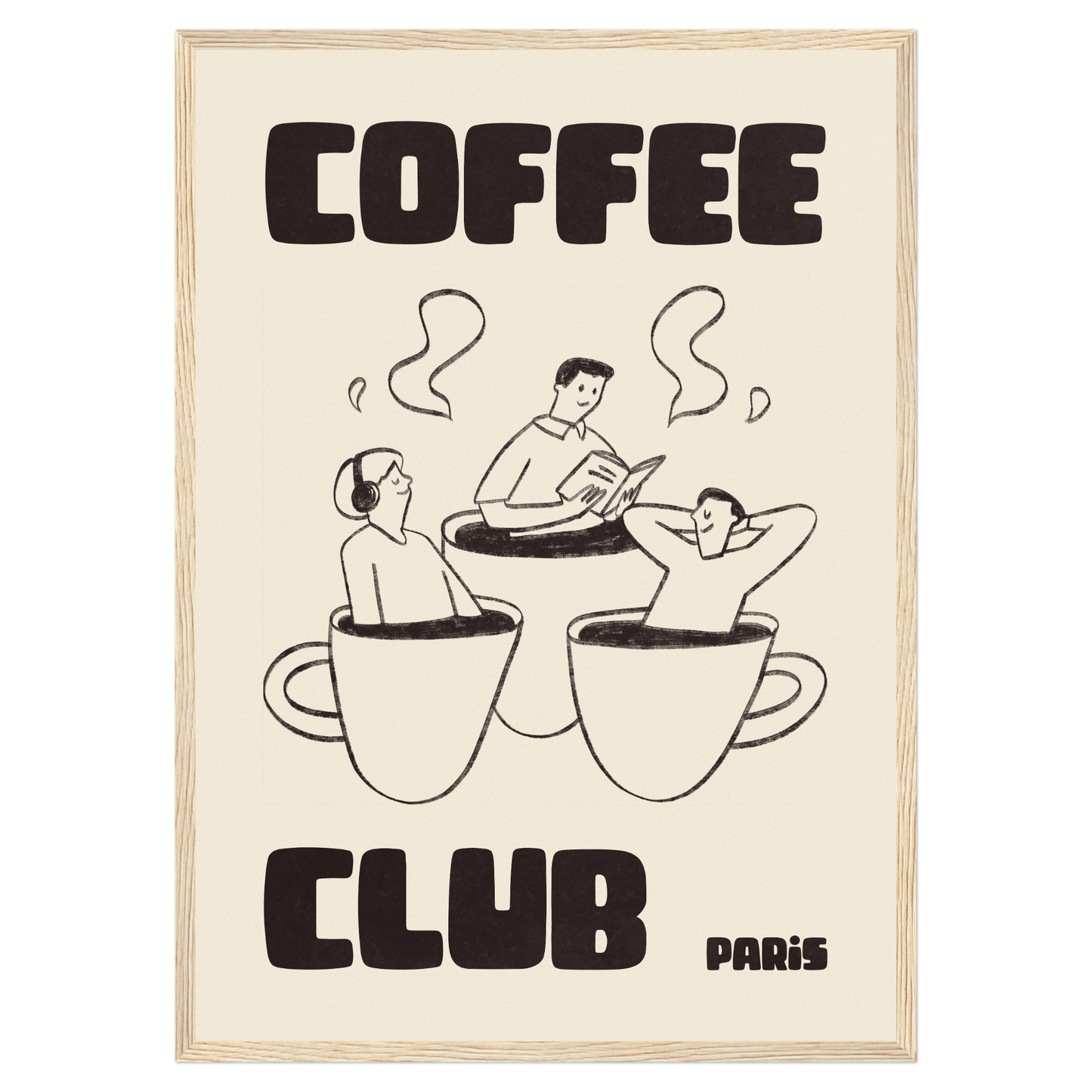 Coffee Club - Bain De Café Bleue Vague Flow
