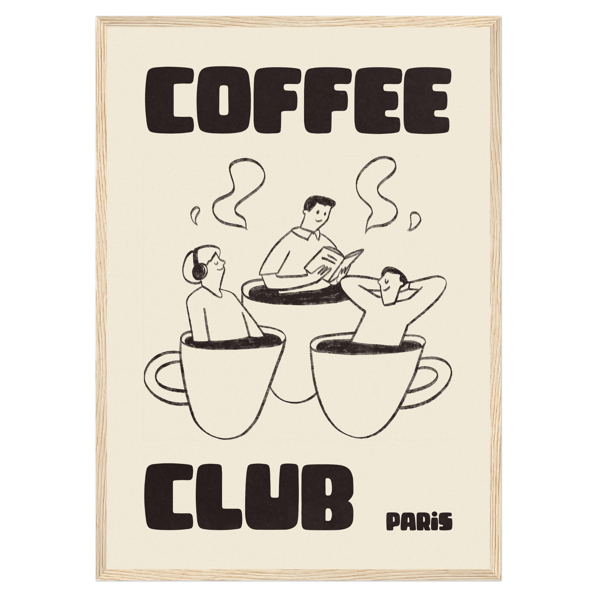 Coffee Club - Bain De Café Bleue Vague Flow