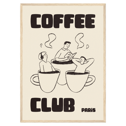 Coffee Club - Bain De Café Bleue Vague Flow