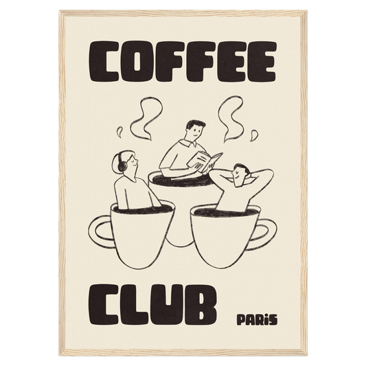 Coffee Club - Bain De Café Bleue Vague Flow