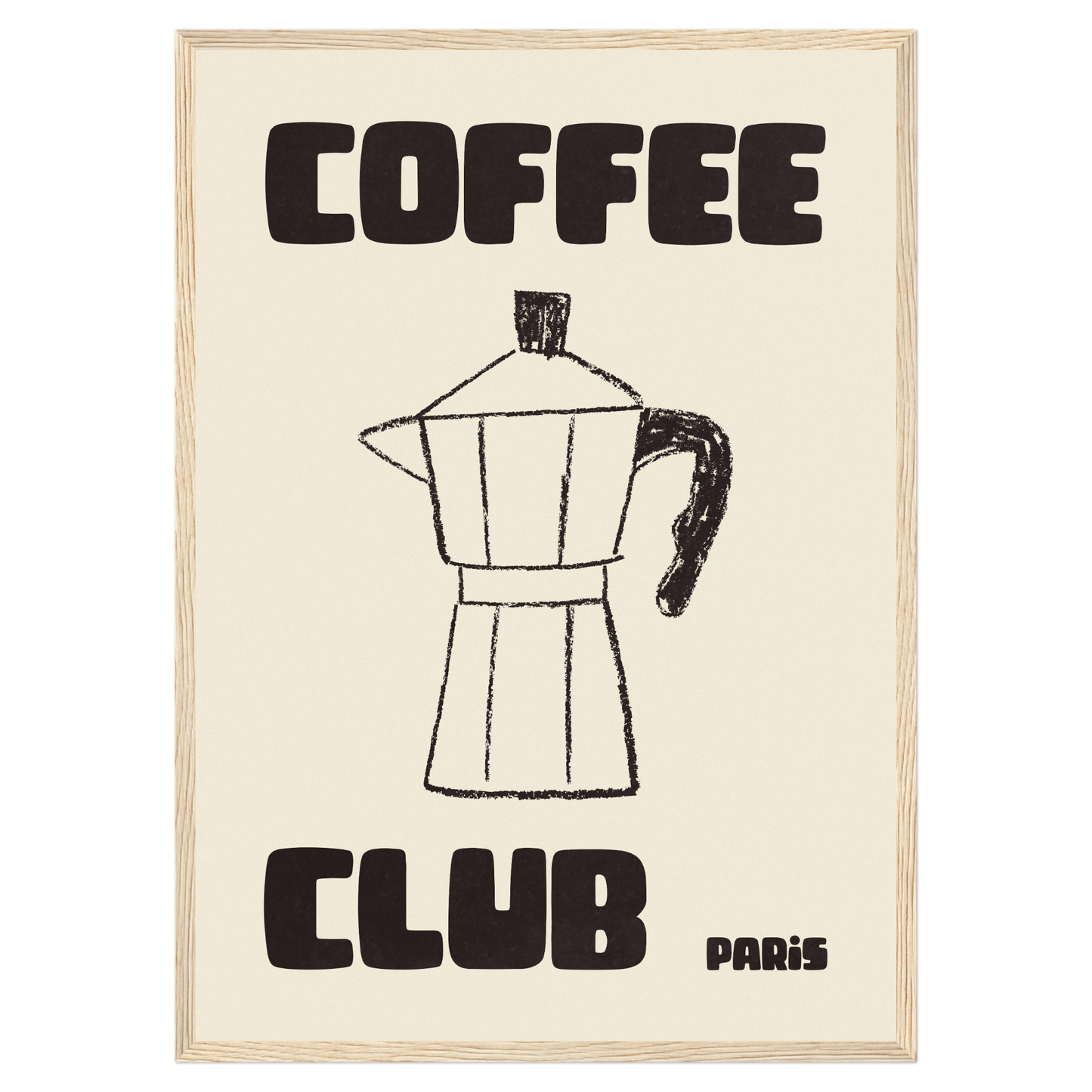 Coffee Club - Cafetière Italienne Bleue Vague Flow