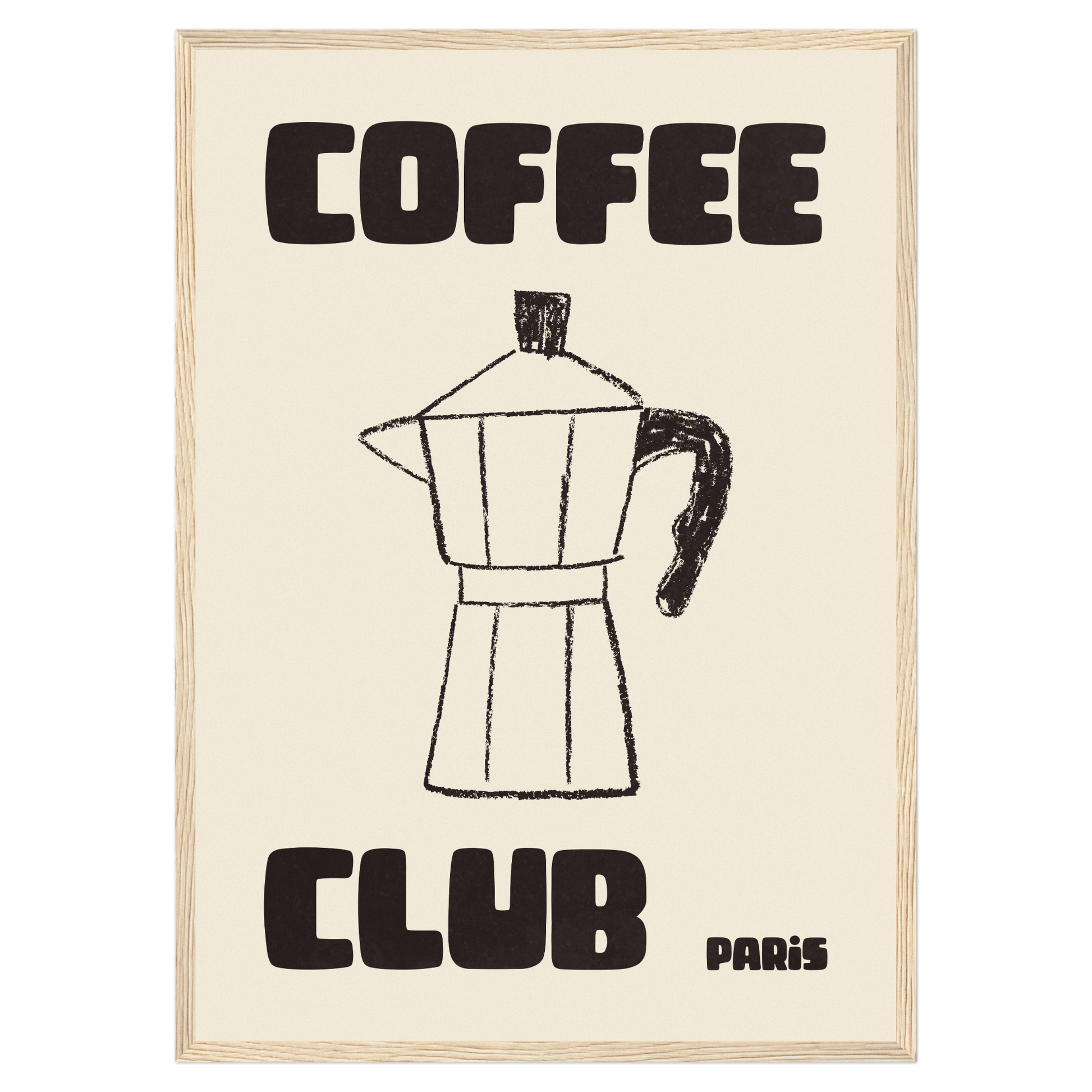 Coffee Club - Cafetière Italienne Bleue Vague Flow