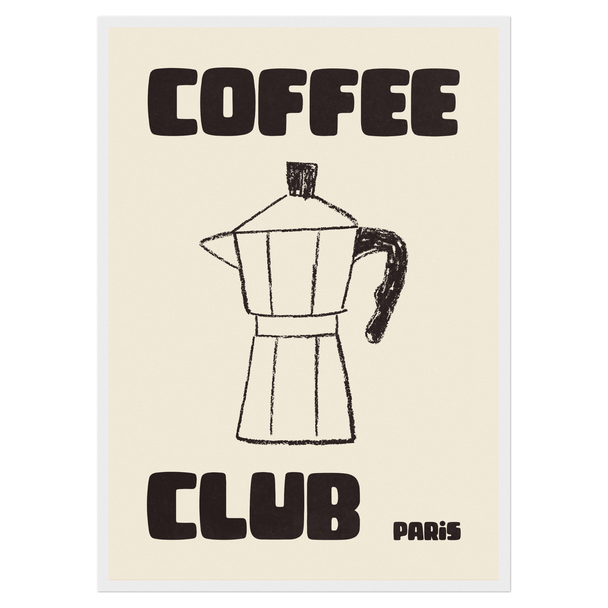 Coffee Club - Cafetière Italienne Bleue Vague Flow