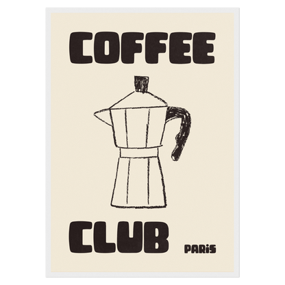 Coffee Club - Cafetière Italienne Bleue Vague Flow