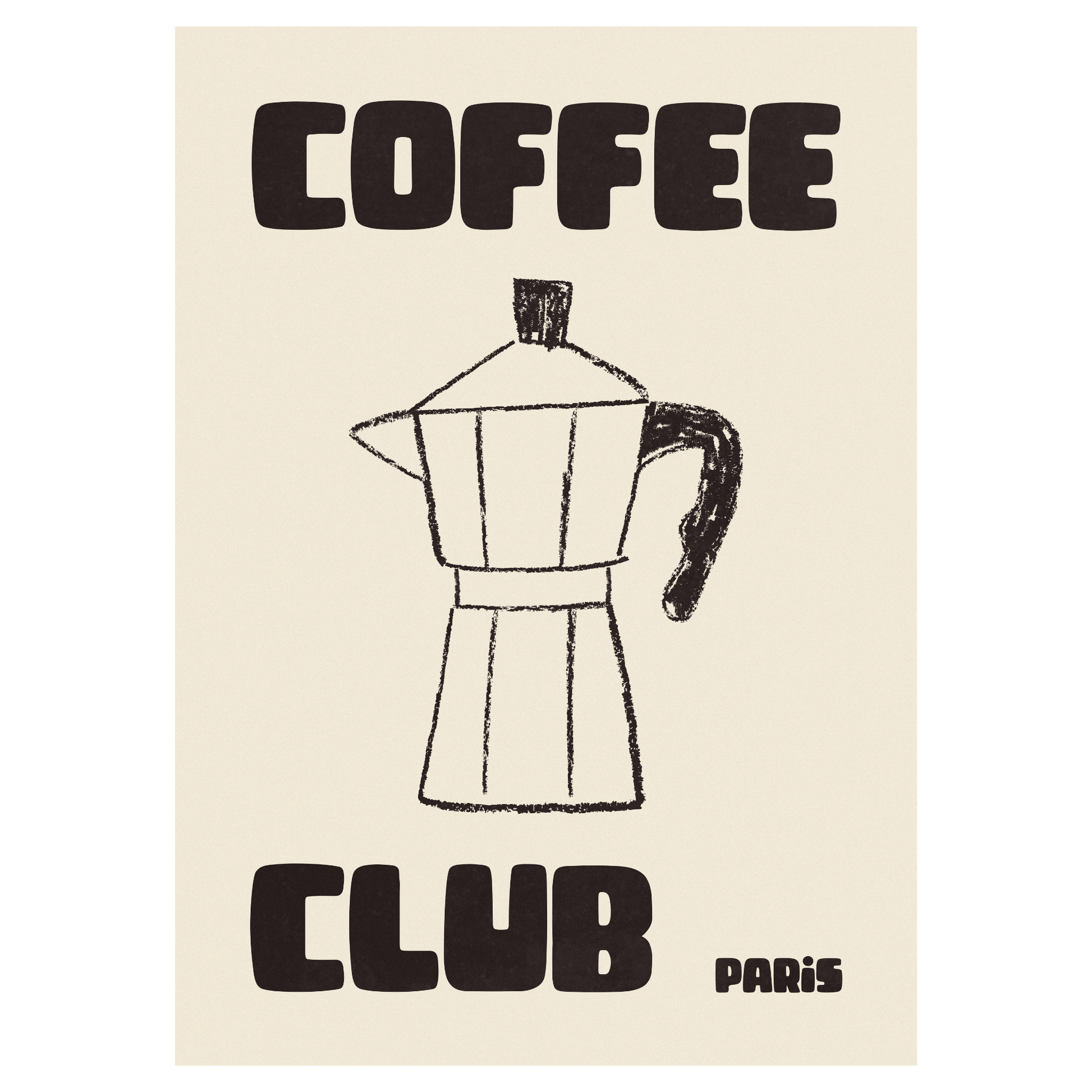 Coffee Club - Cafetière Italienne Bleue Vague Flow