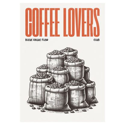 Amateurs De Café - Stock De Café Bleue Vague Flow