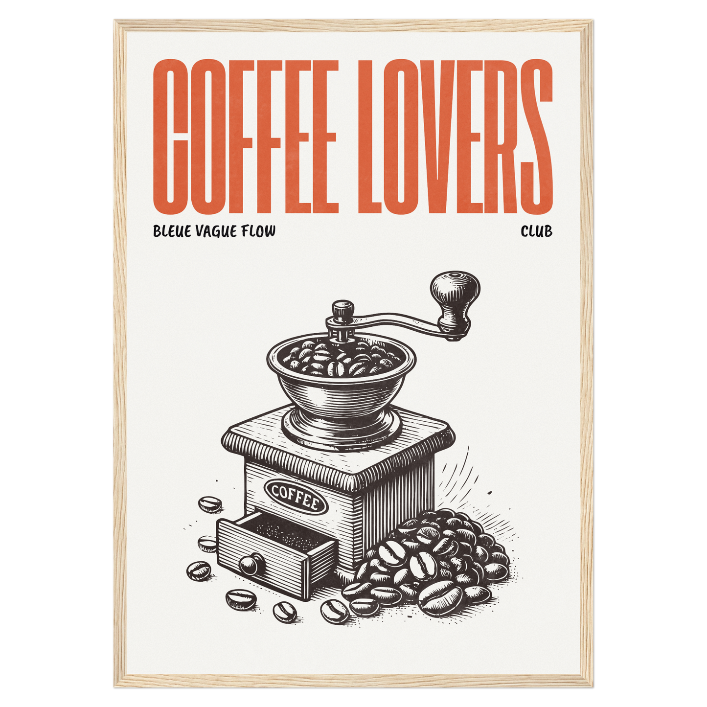 Amateurs De Café - Moulin À Café Bleue Vague Flow