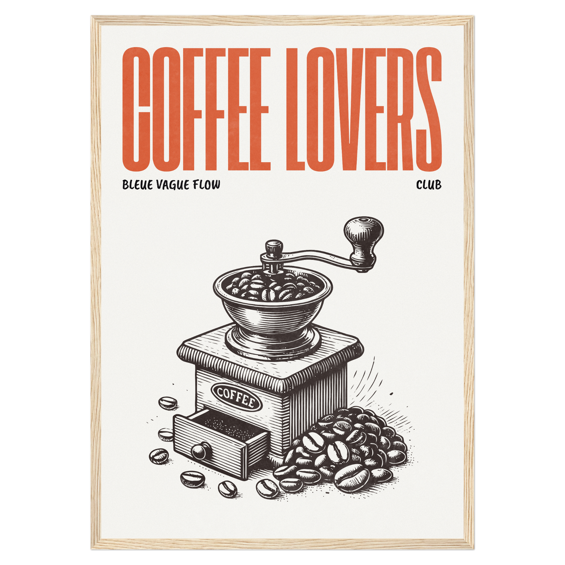 Amateurs De Café - Moulin À Café Bleue Vague Flow