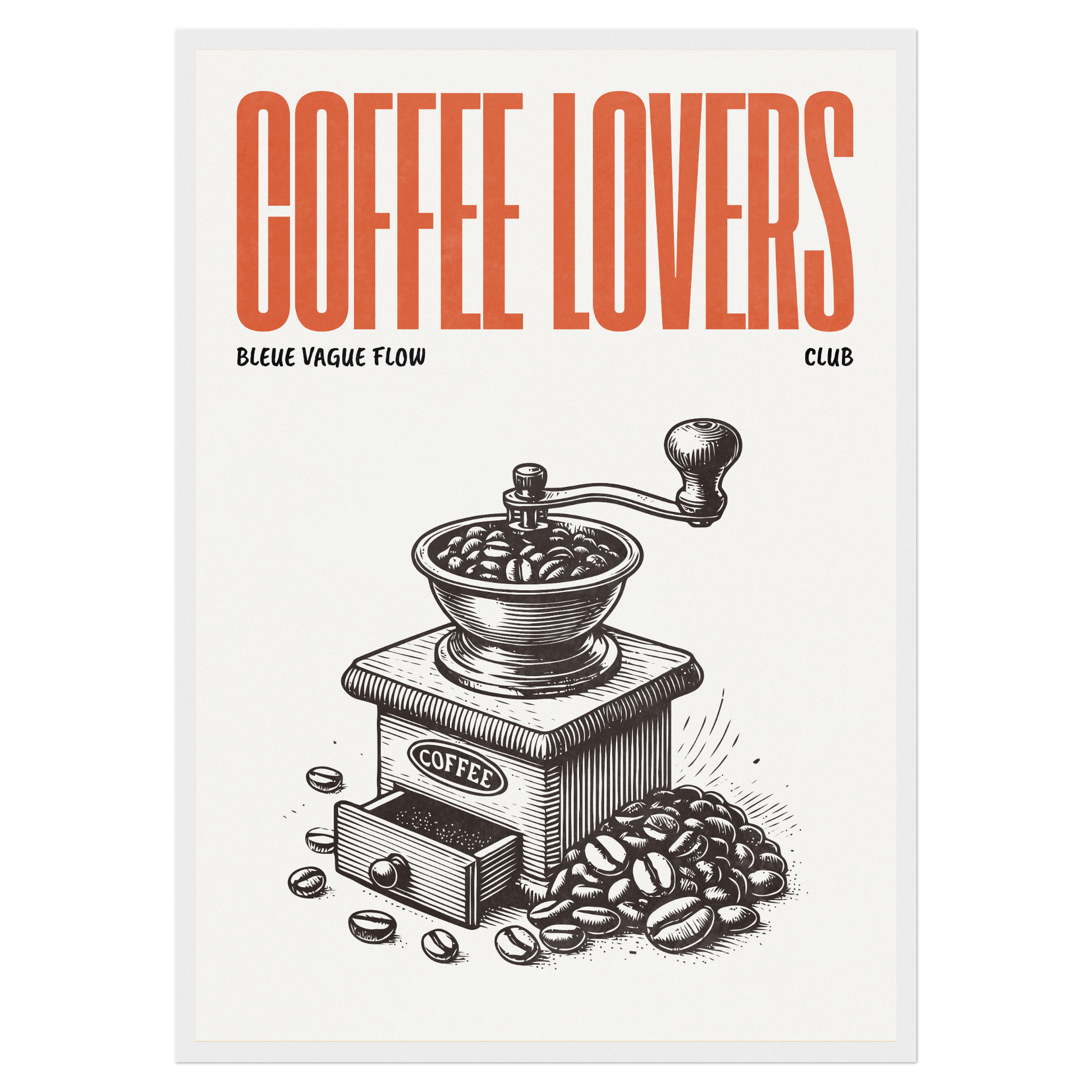 Amateurs De Café - Moulin À Café Bleue Vague Flow