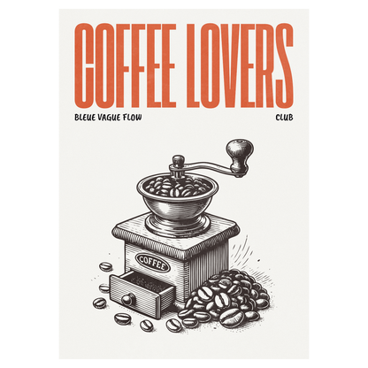 Amateurs De Café - Moulin À Café Bleue Vague Flow