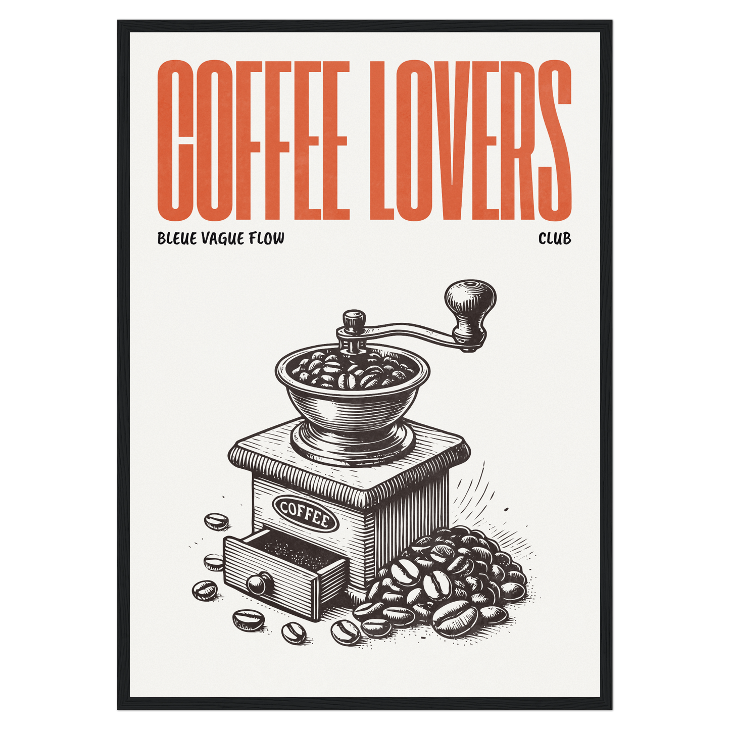 Amateurs De Café - Moulin À Café Bleue Vague Flow