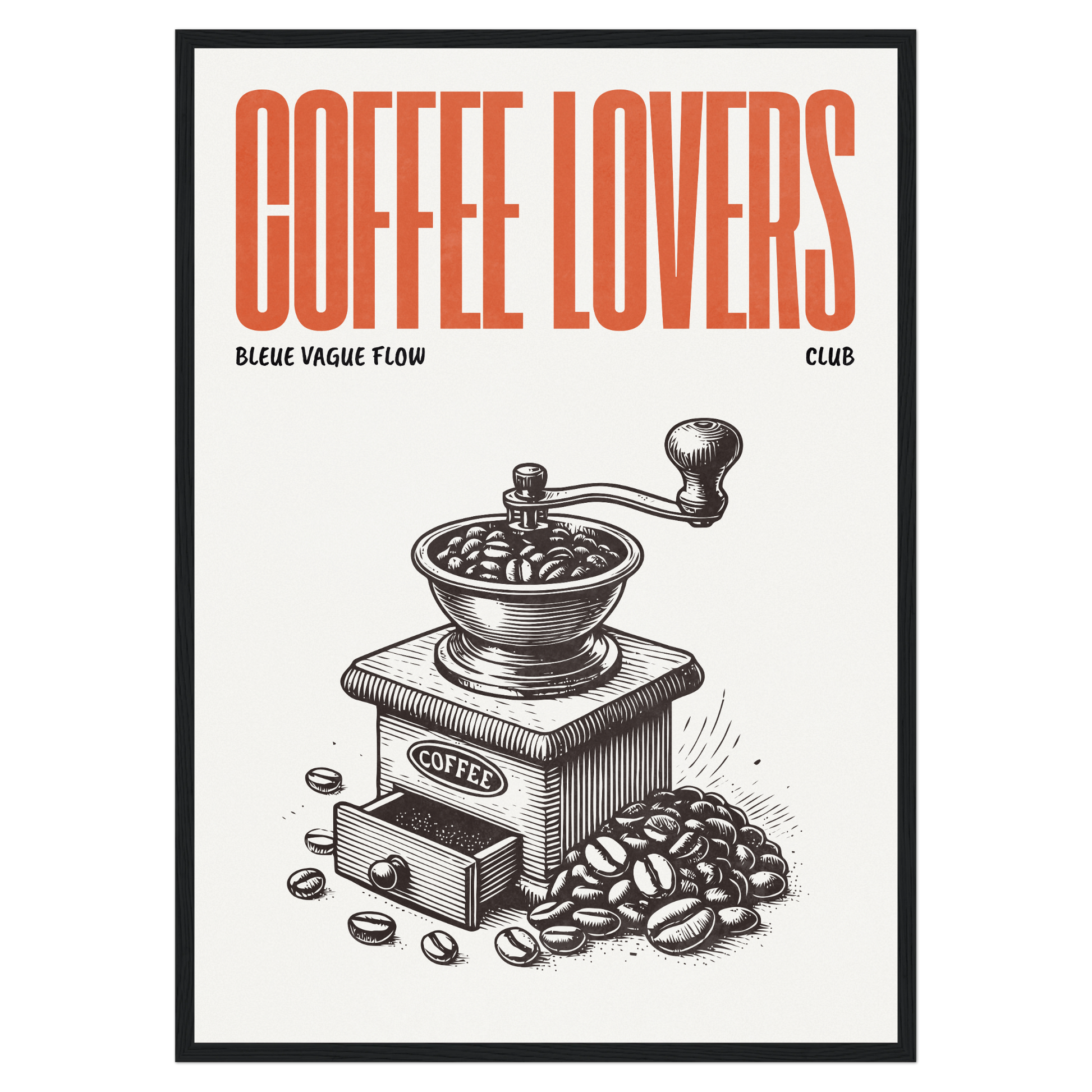 Amateurs De Café - Moulin À Café Bleue Vague Flow
