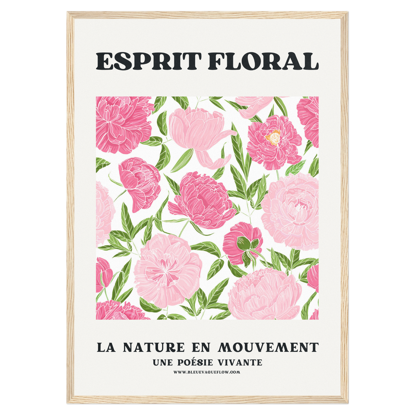 Esprit Floral - Pétale Bleue Vague Flow