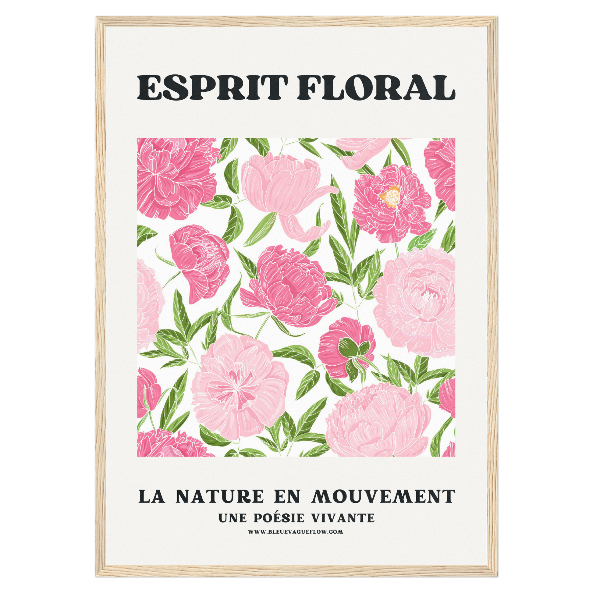 Esprit Floral - Pétale Bleue Vague Flow