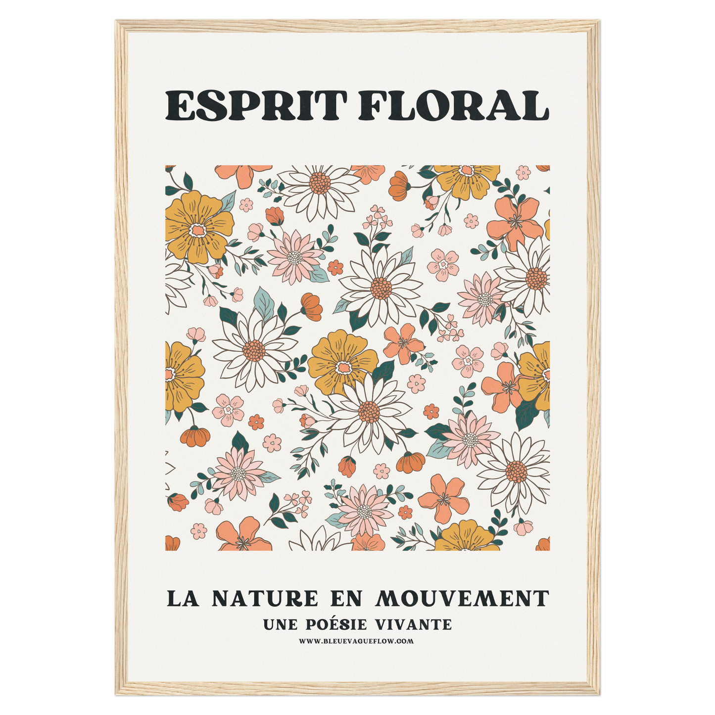 Esprit Floral - Rêve Bleue Vague Flow