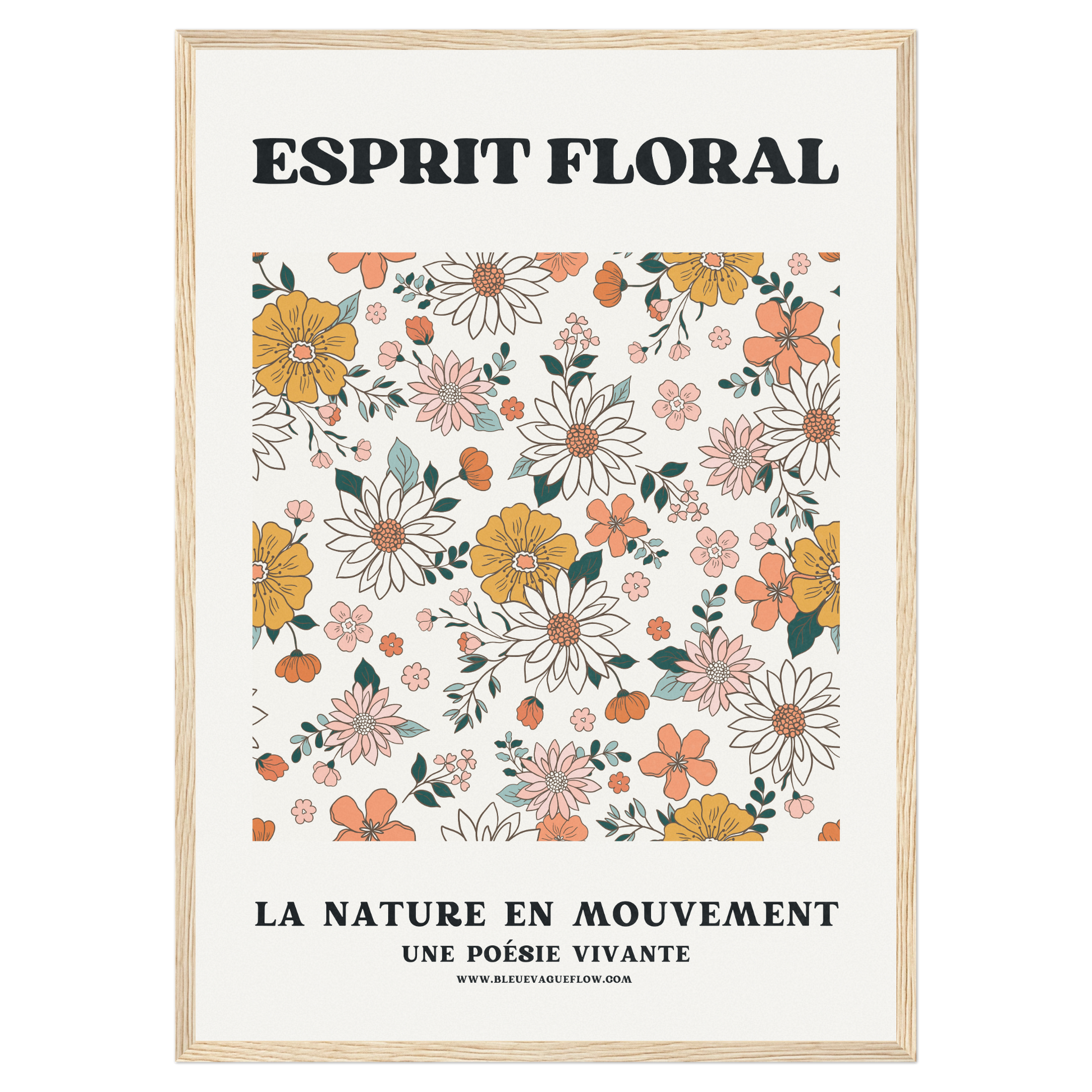 Esprit Floral - Rêve Bleue Vague Flow