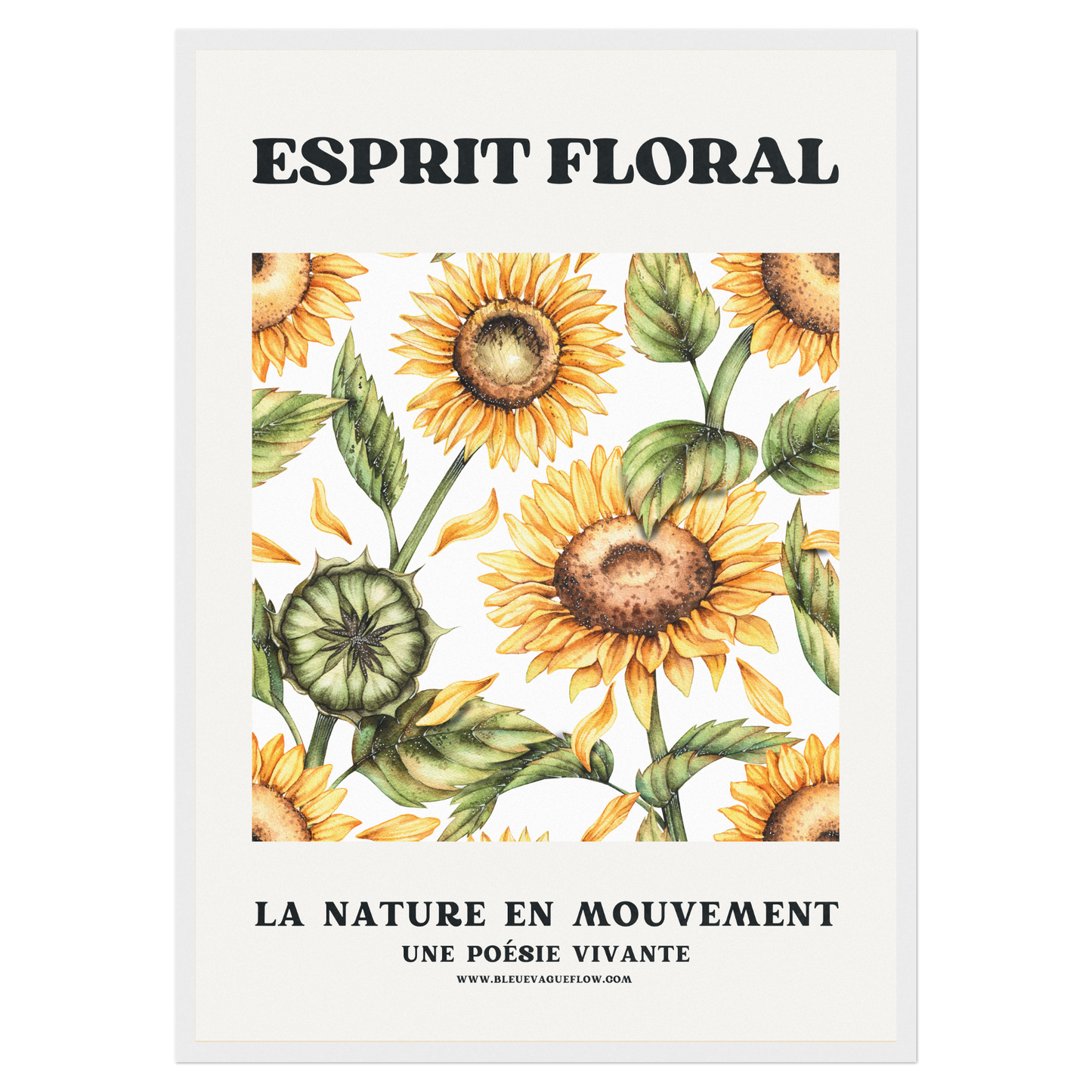 Esprit Floral - Réveil Bleue Vague Flow