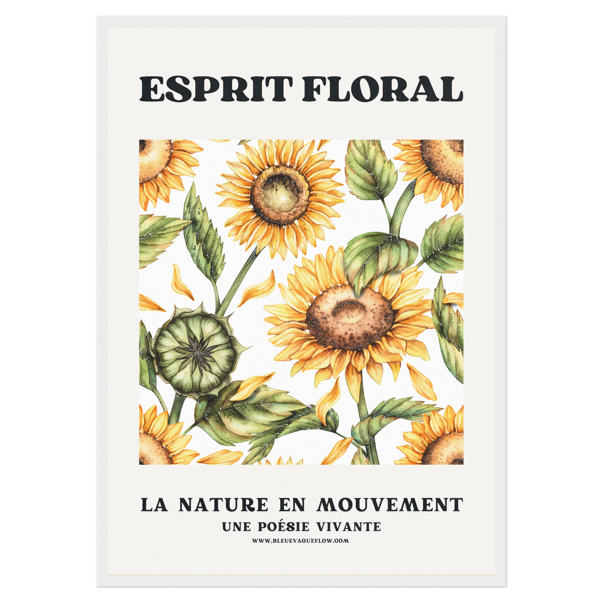 Esprit Floral - Réveil Bleue Vague Flow