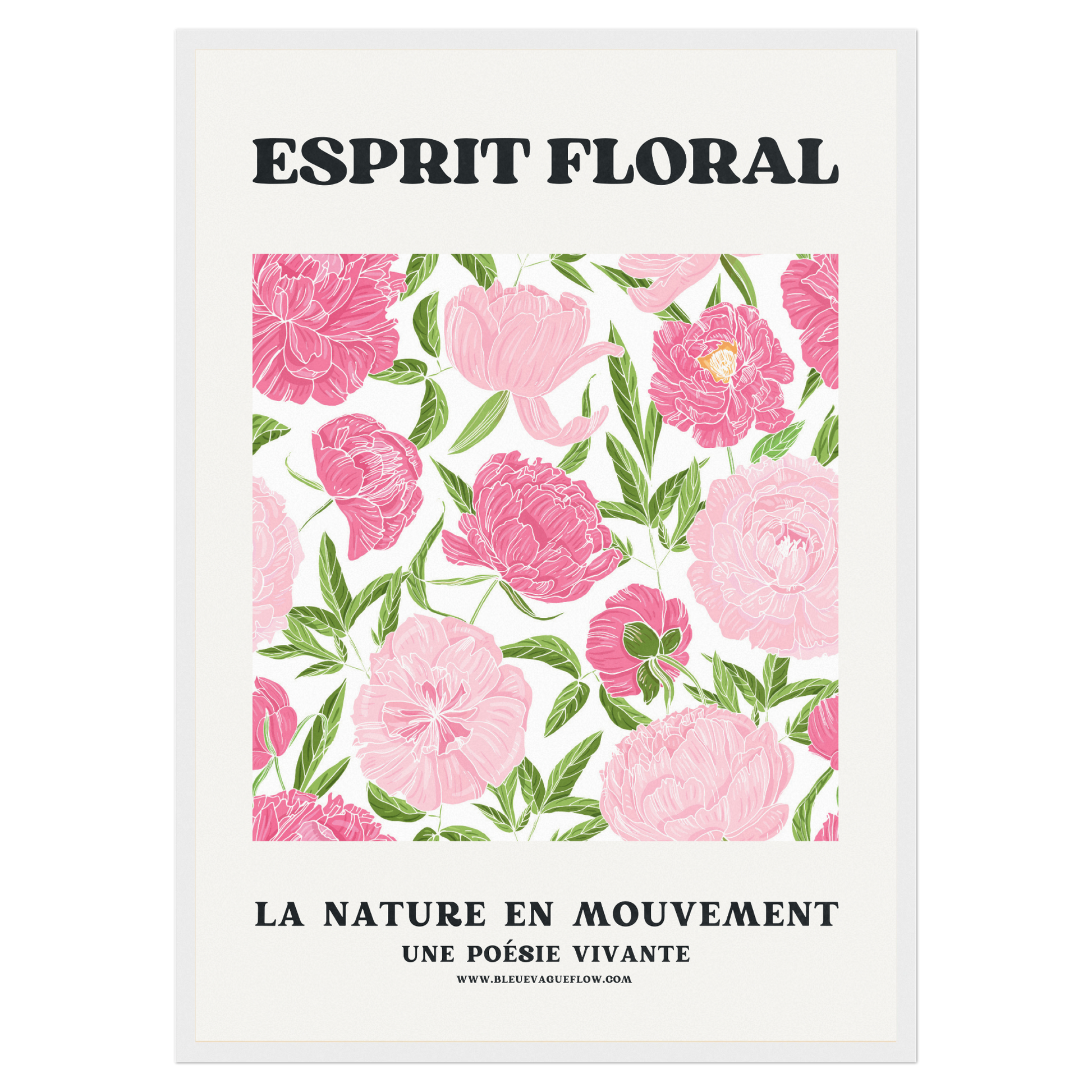 Esprit Floral - Pétale Bleue Vague Flow