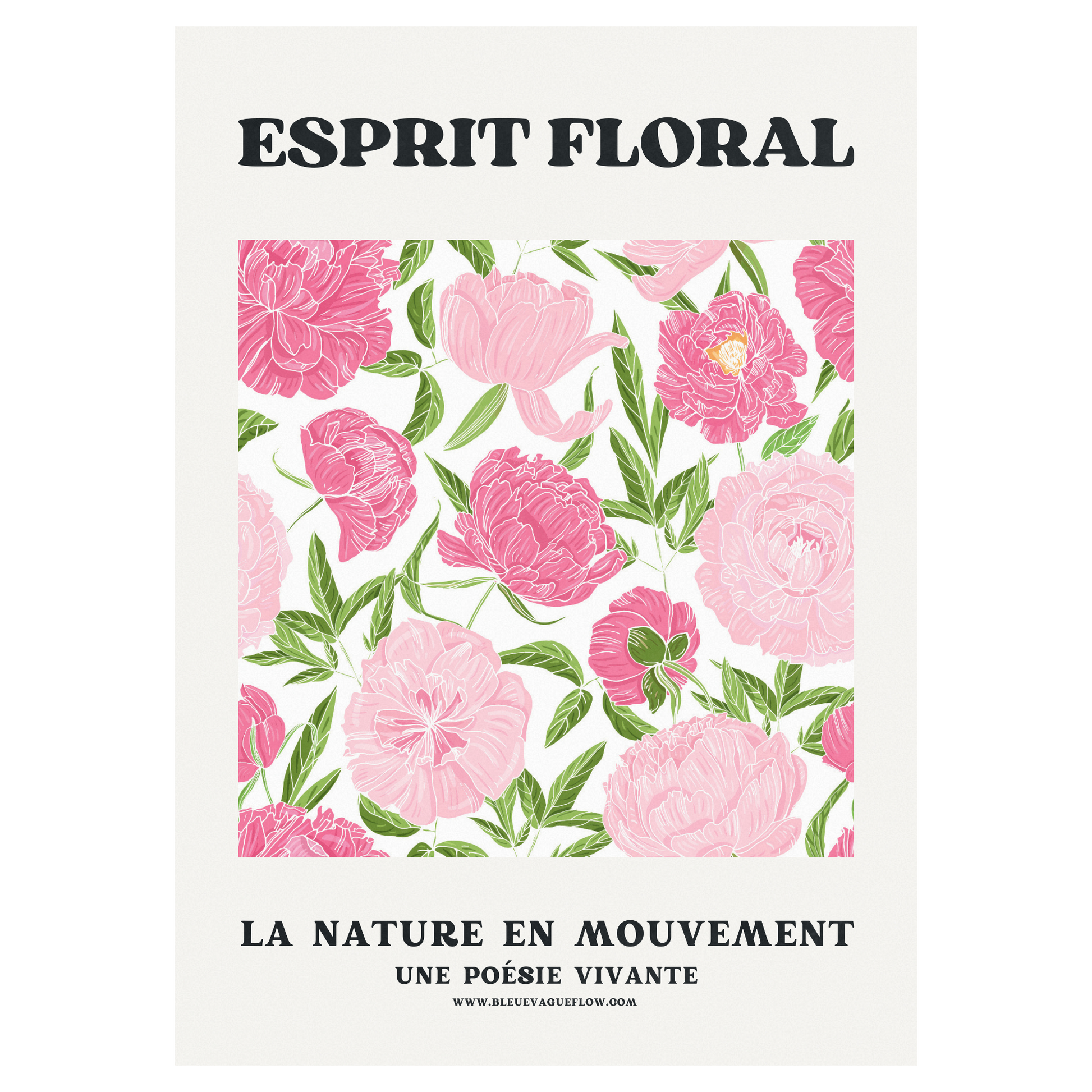 Esprit Floral - Pétale Bleue Vague Flow