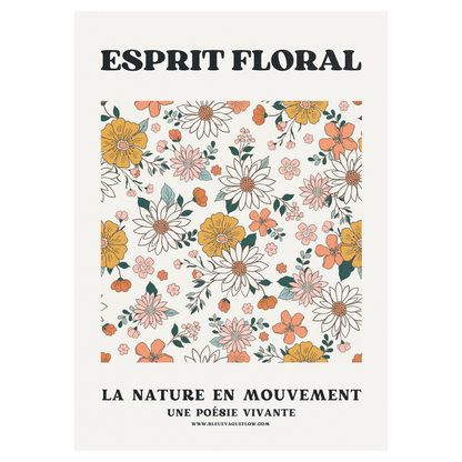 Esprit Floral - Rêve Bleue Vague Flow