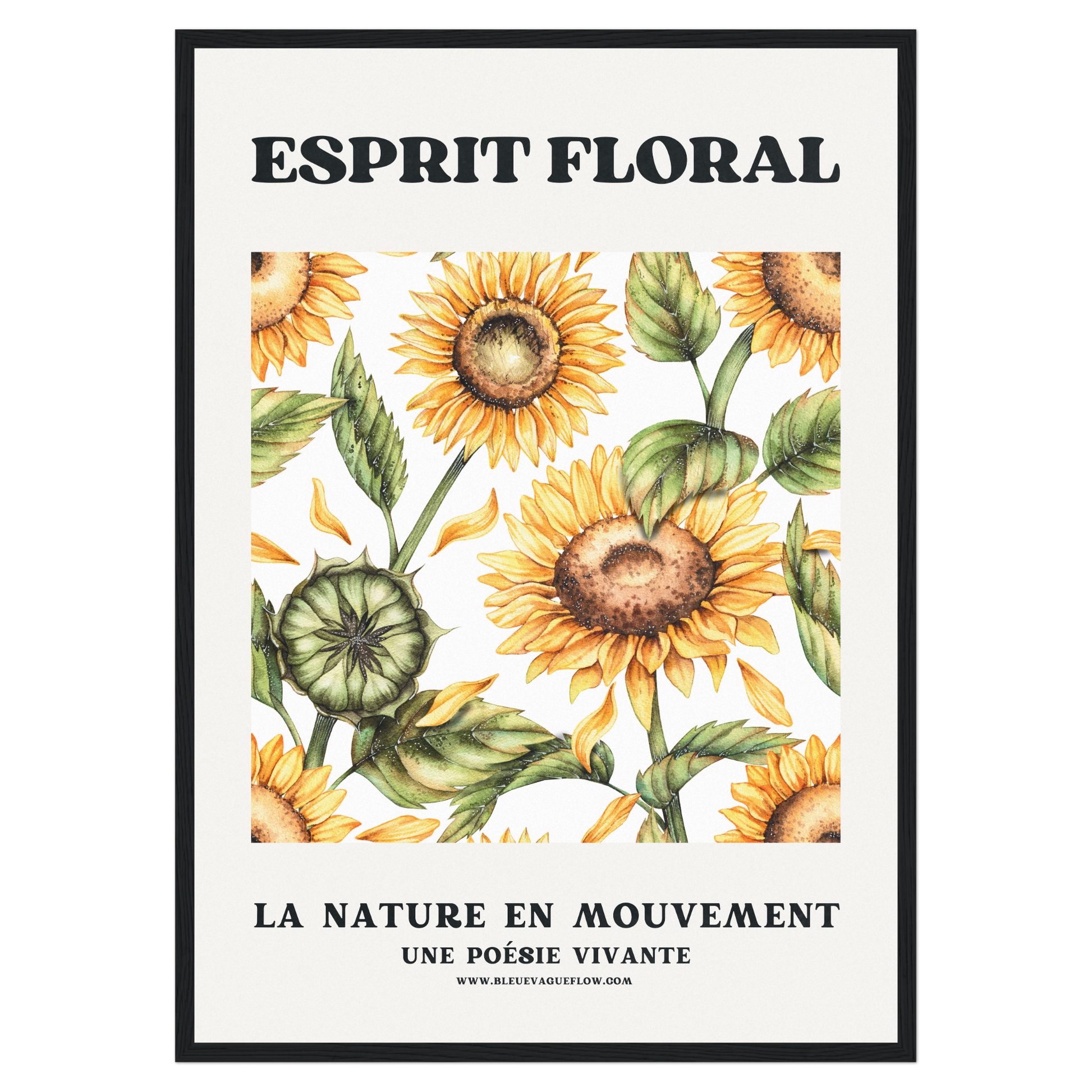 Esprit Floral - Réveil Bleue Vague Flow