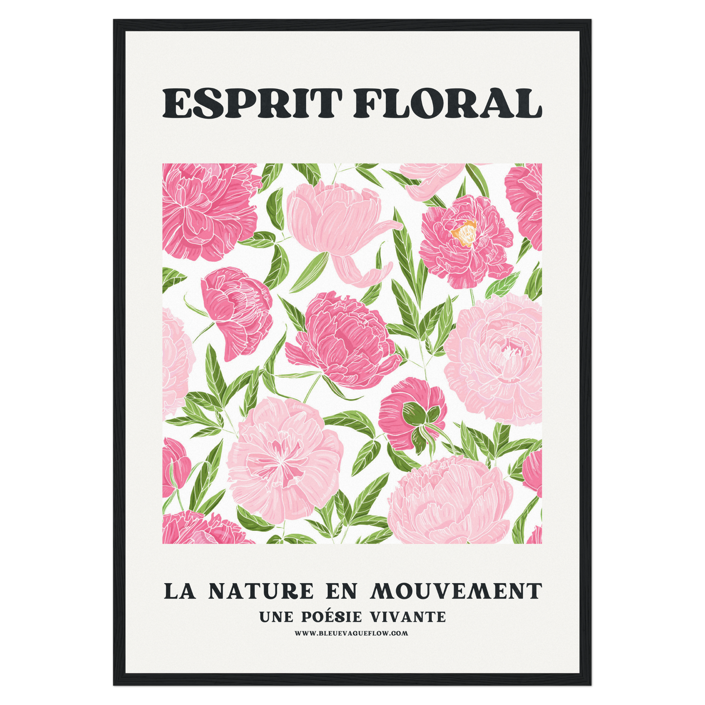 Esprit Floral - Pétale Bleue Vague Flow