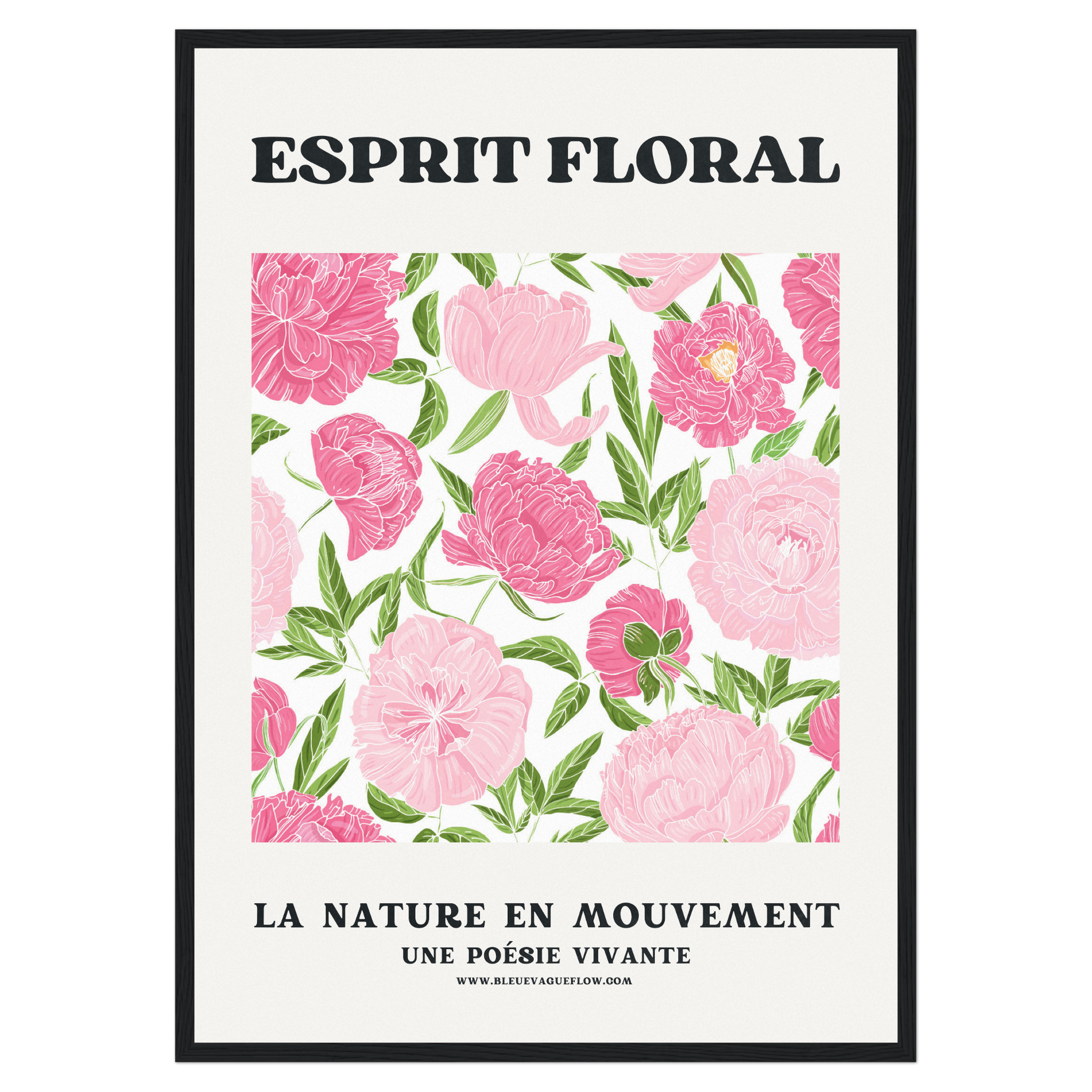 Esprit Floral - Pétale Bleue Vague Flow