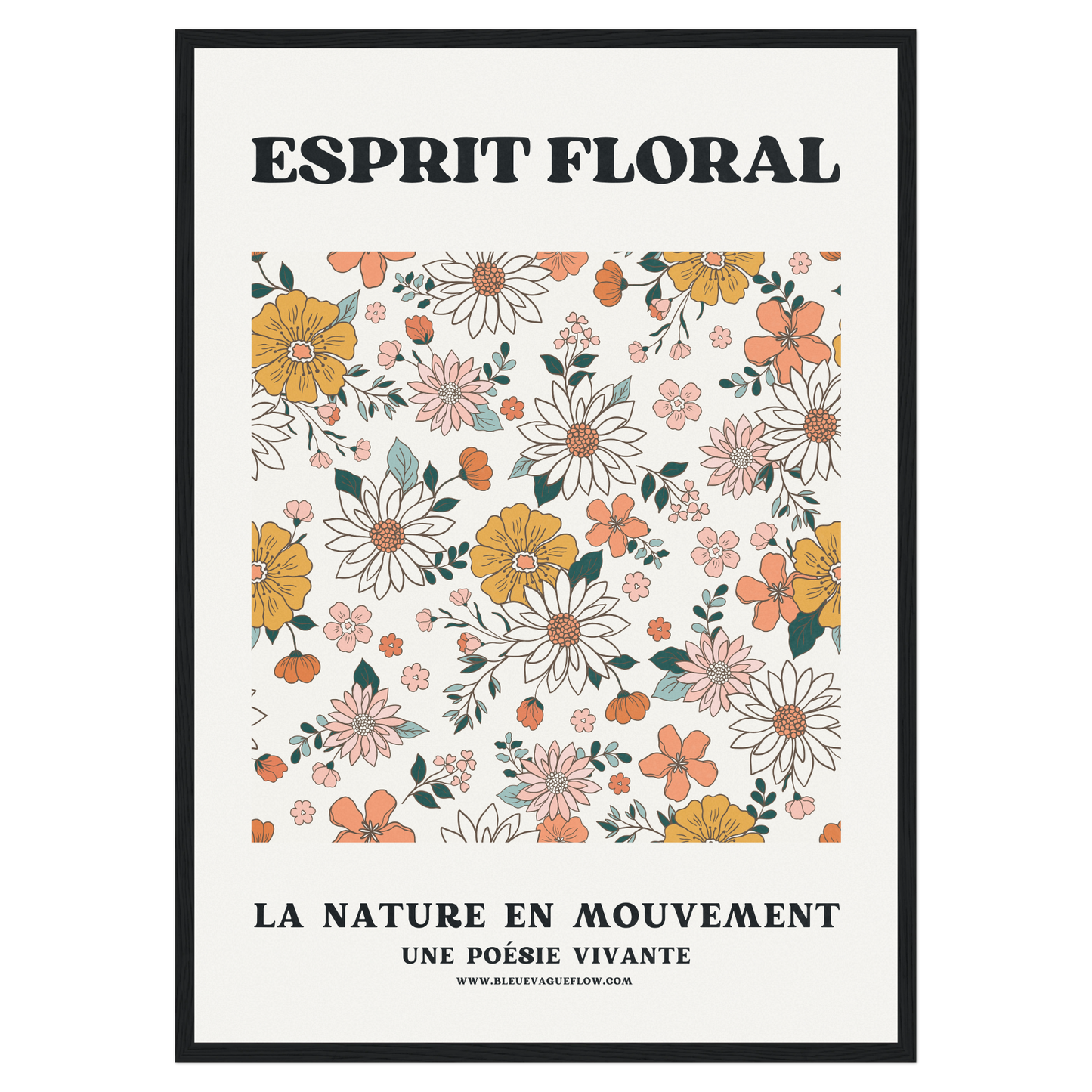 Esprit Floral - Rêve Bleue Vague Flow