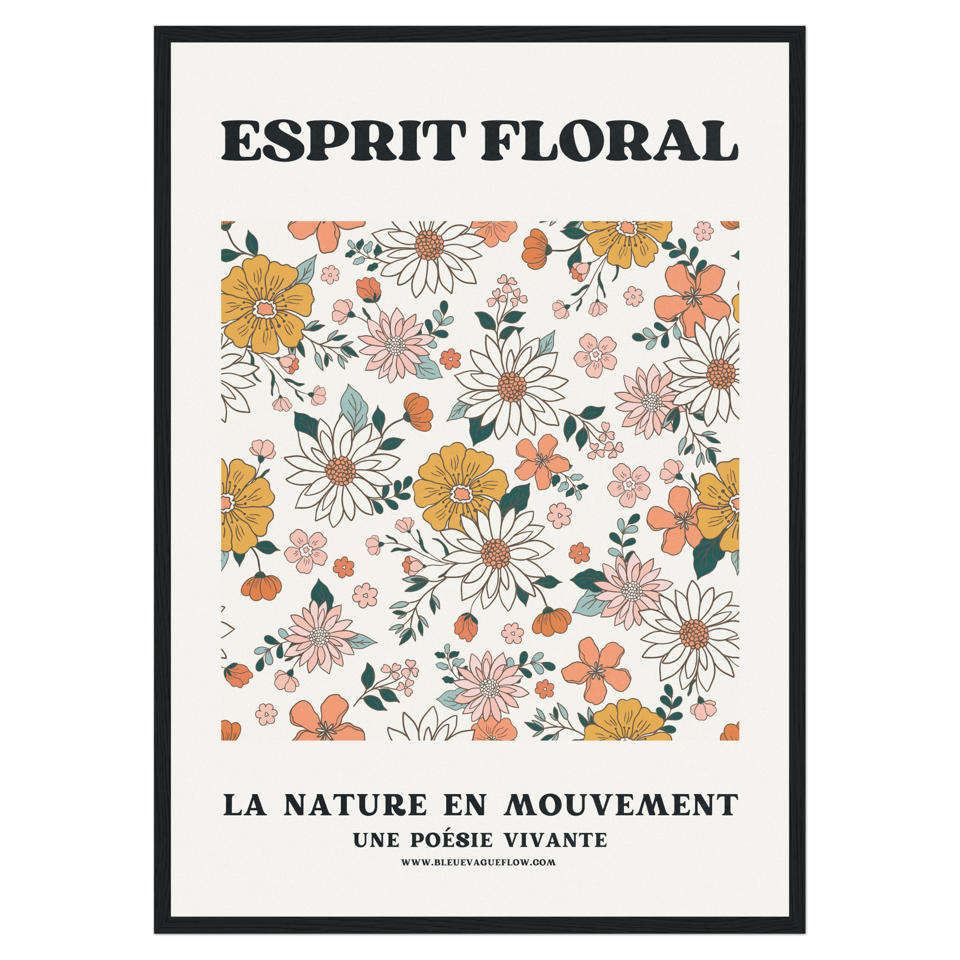 Esprit Floral - Rêve Bleue Vague Flow