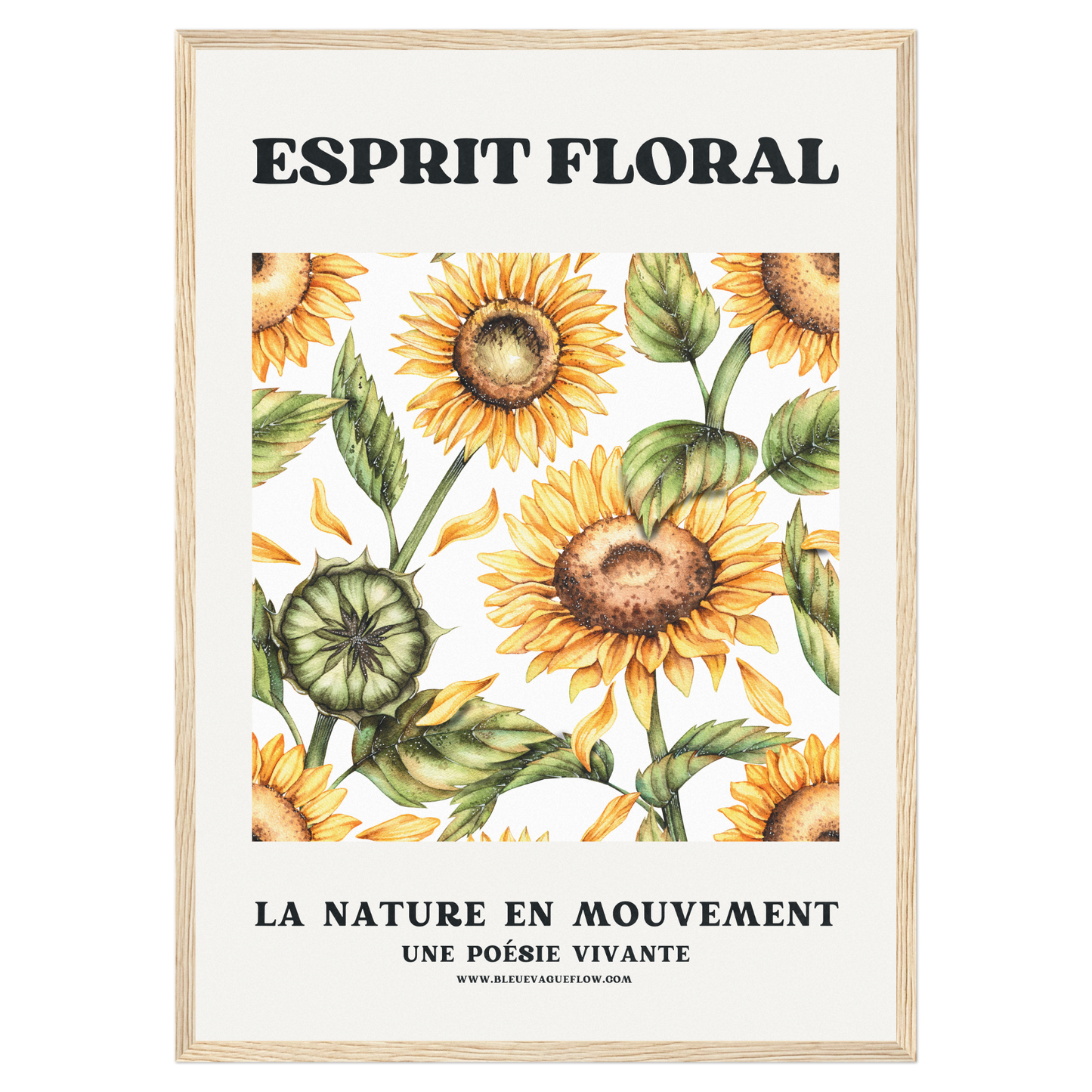 Esprit Floral - Réveil Bleue Vague Flow