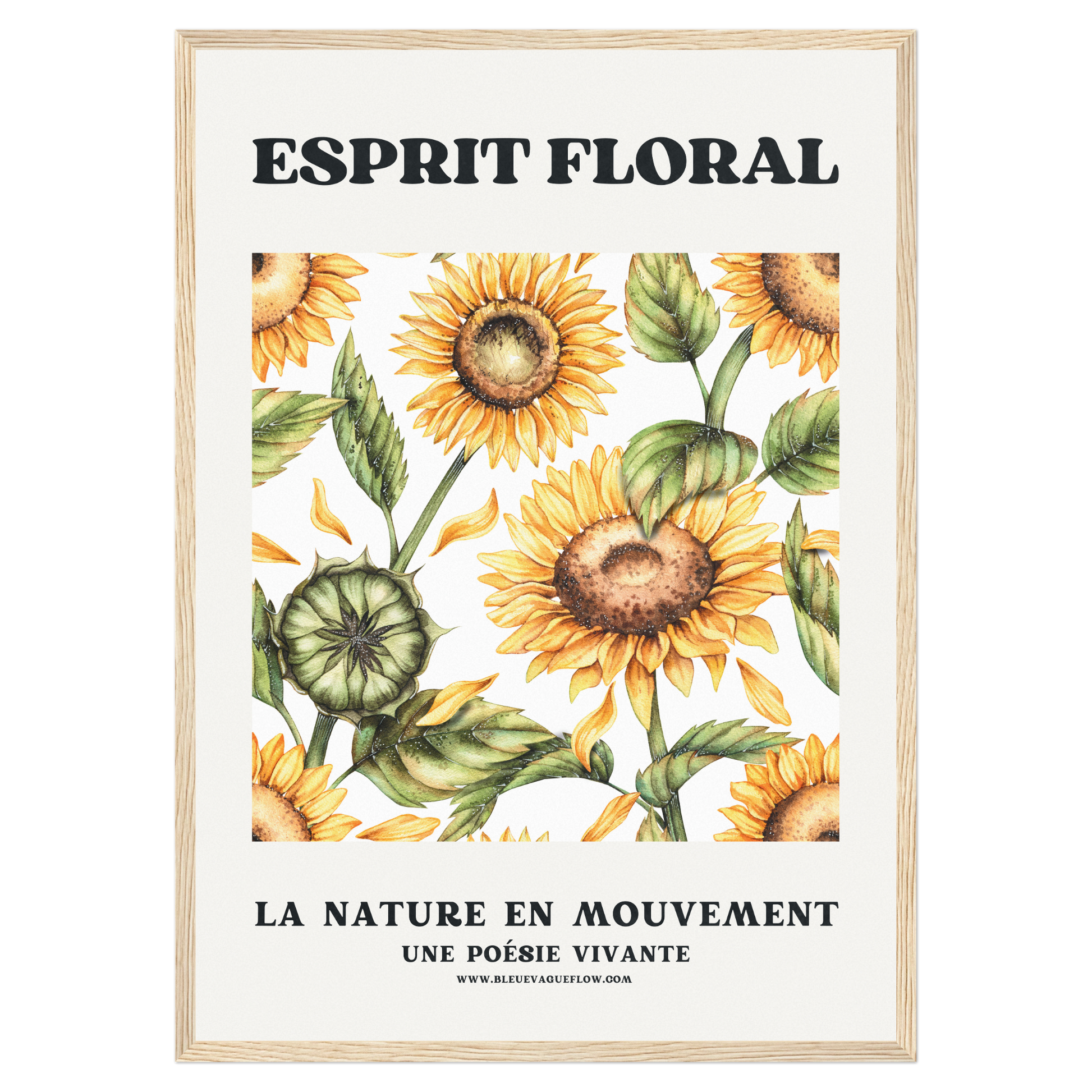 Esprit Floral - Réveil Bleue Vague Flow