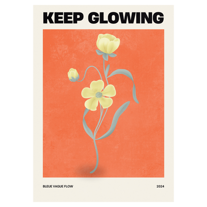 Floral Spirit - Keep Glowing Bleue Vague Flow