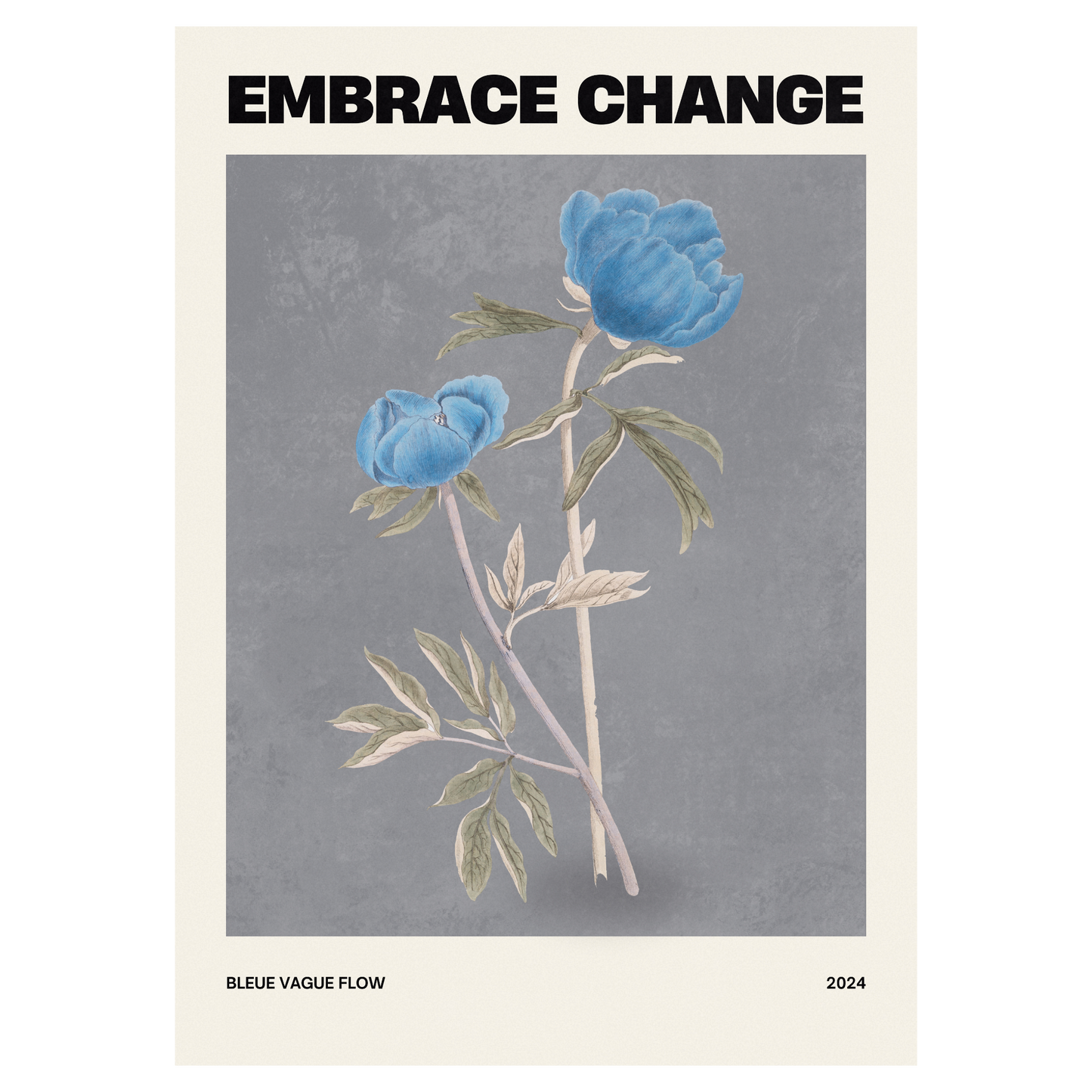 Floral Spirit - Embrace Change Bleue Vague Flow