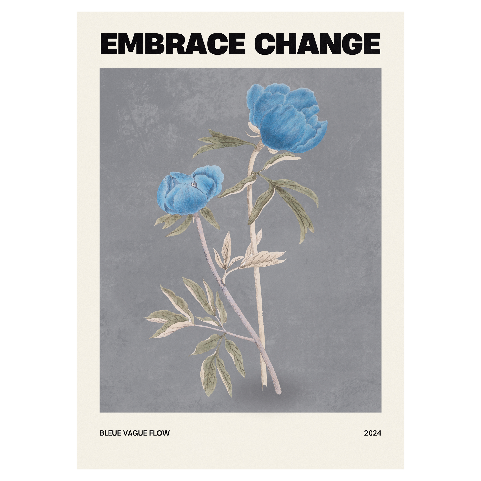 Floral Spirit - Embrace Change Bleue Vague Flow