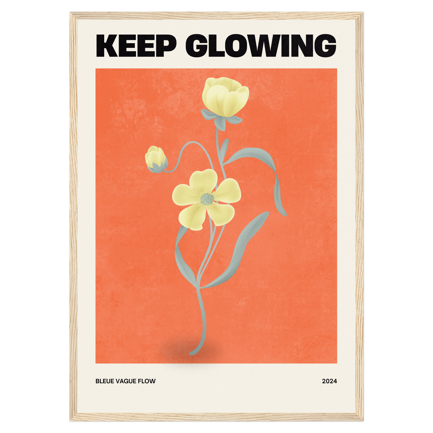 Floral Spirit - Keep Glowing Bleue Vague Flow