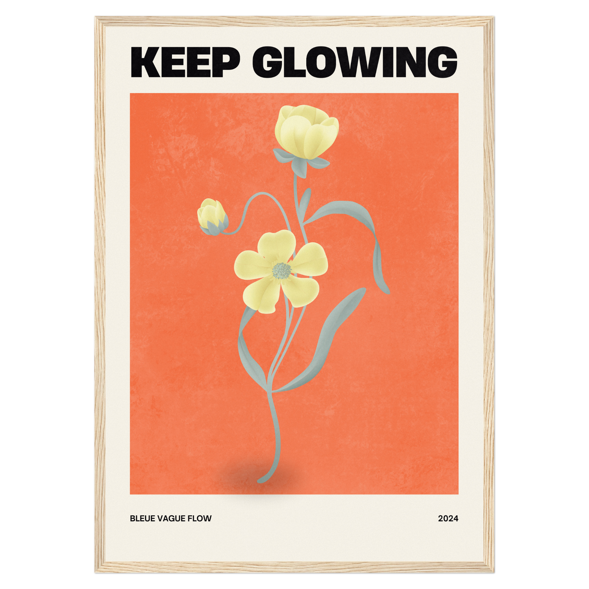 Floral Spirit - Keep Glowing Bleue Vague Flow