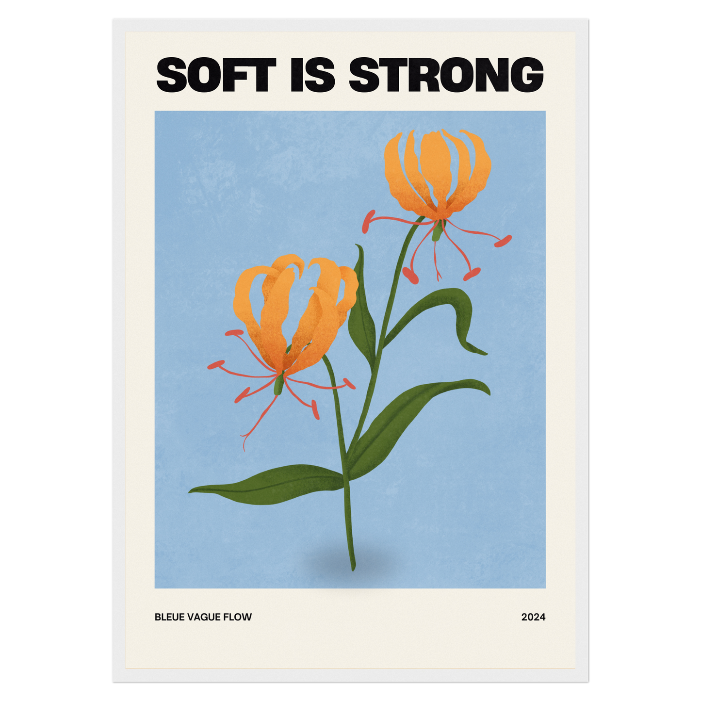 Floral Spirit - Soft Is Strong Bleue Vague Flow