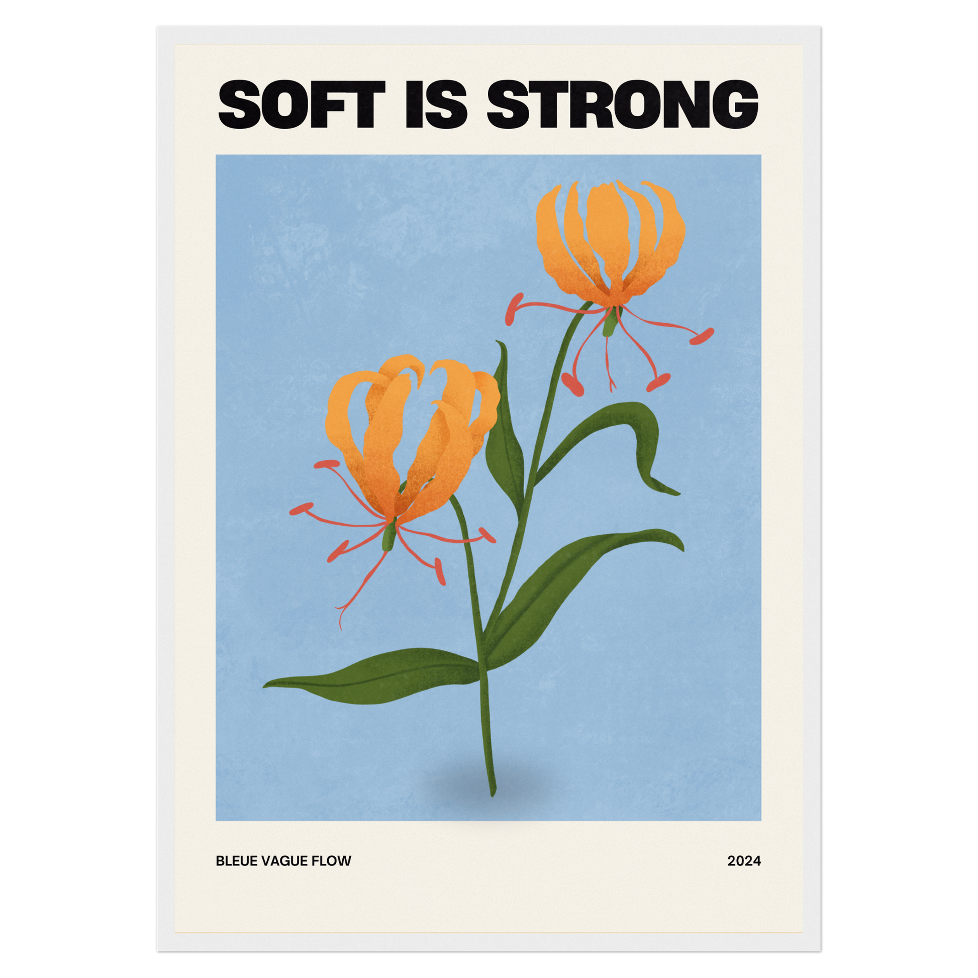 Floral Spirit - Soft Is Strong Bleue Vague Flow
