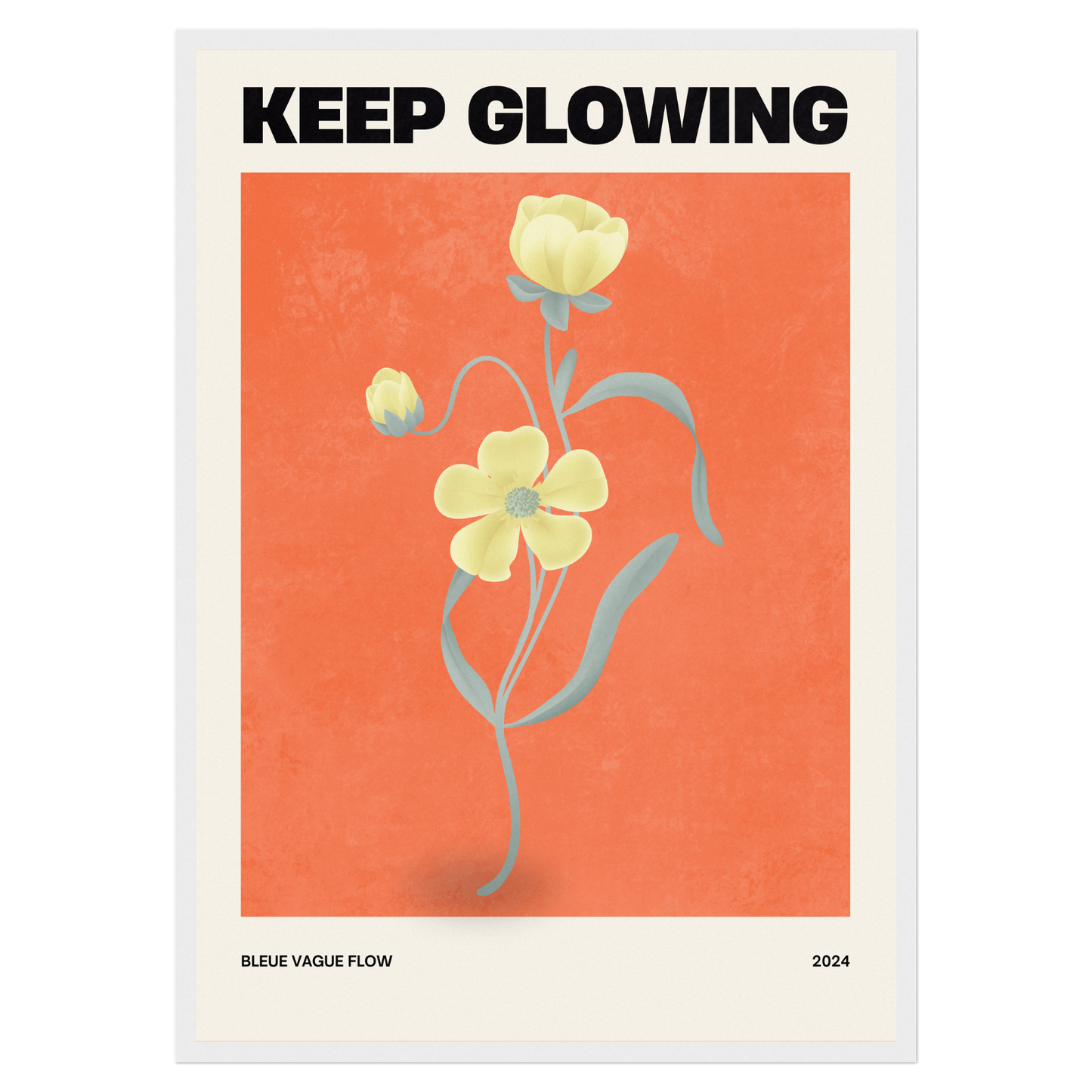Floral Spirit - Keep Glowing Bleue Vague Flow