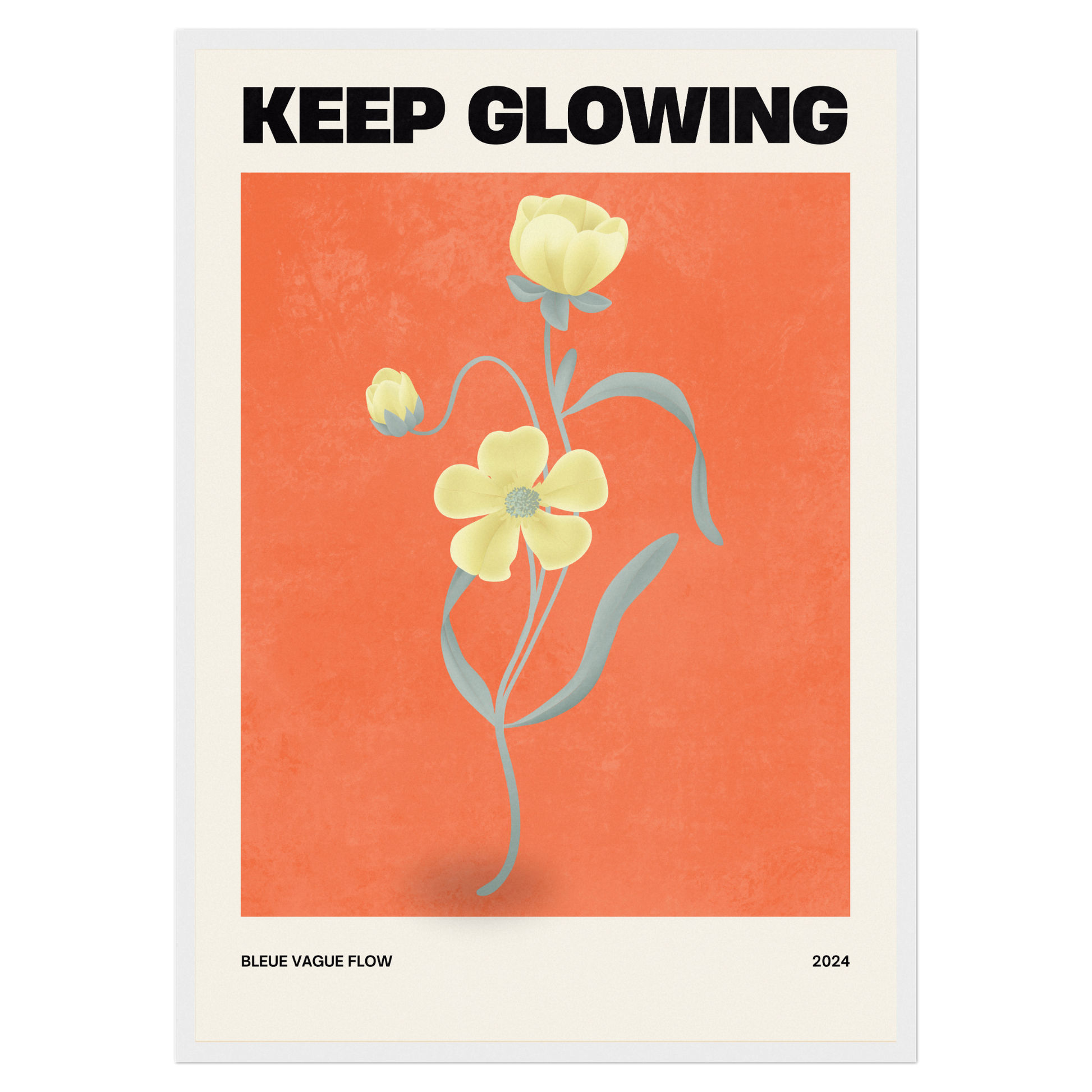 Floral Spirit - Keep Glowing Bleue Vague Flow