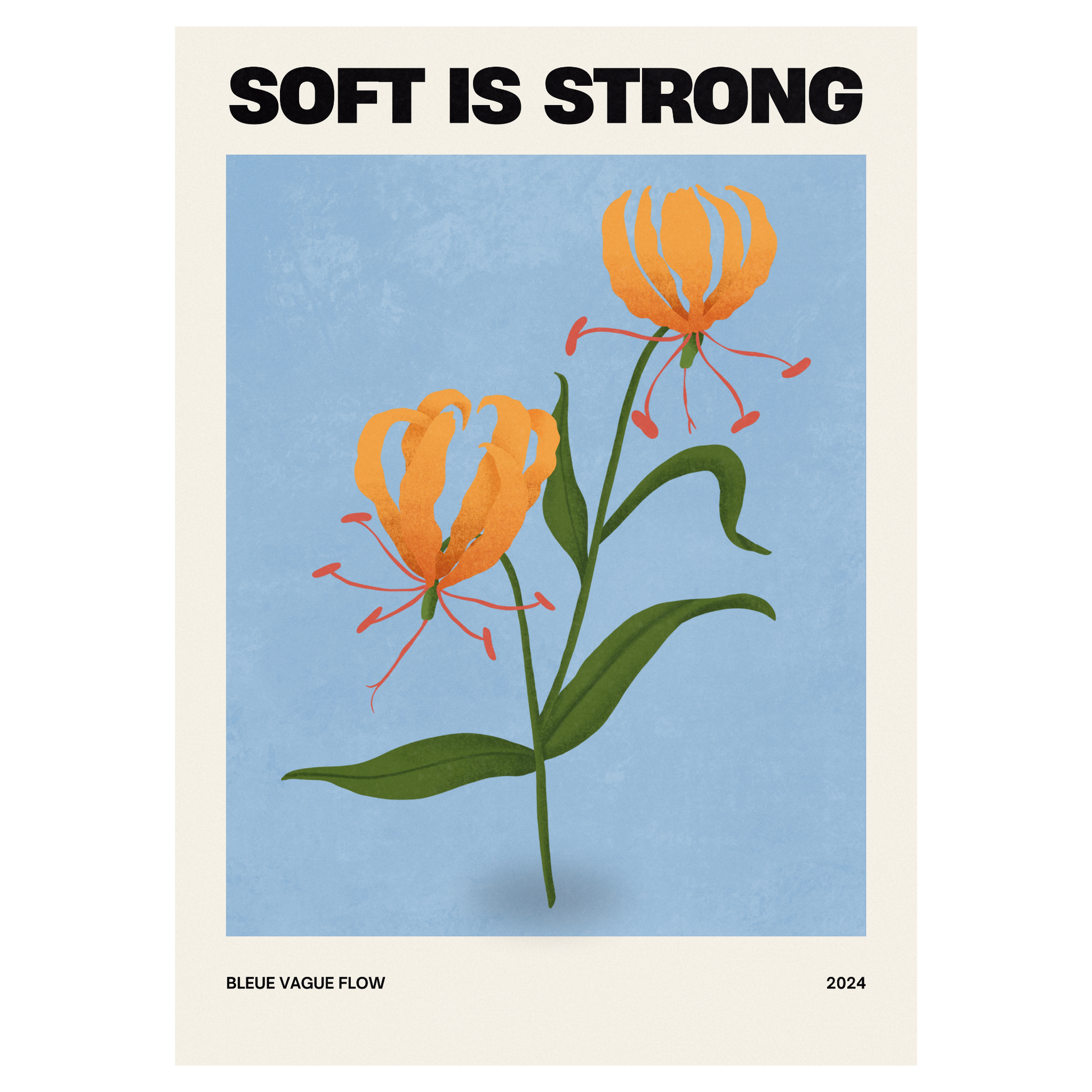 Floral Spirit - Soft Is Strong Bleue Vague Flow