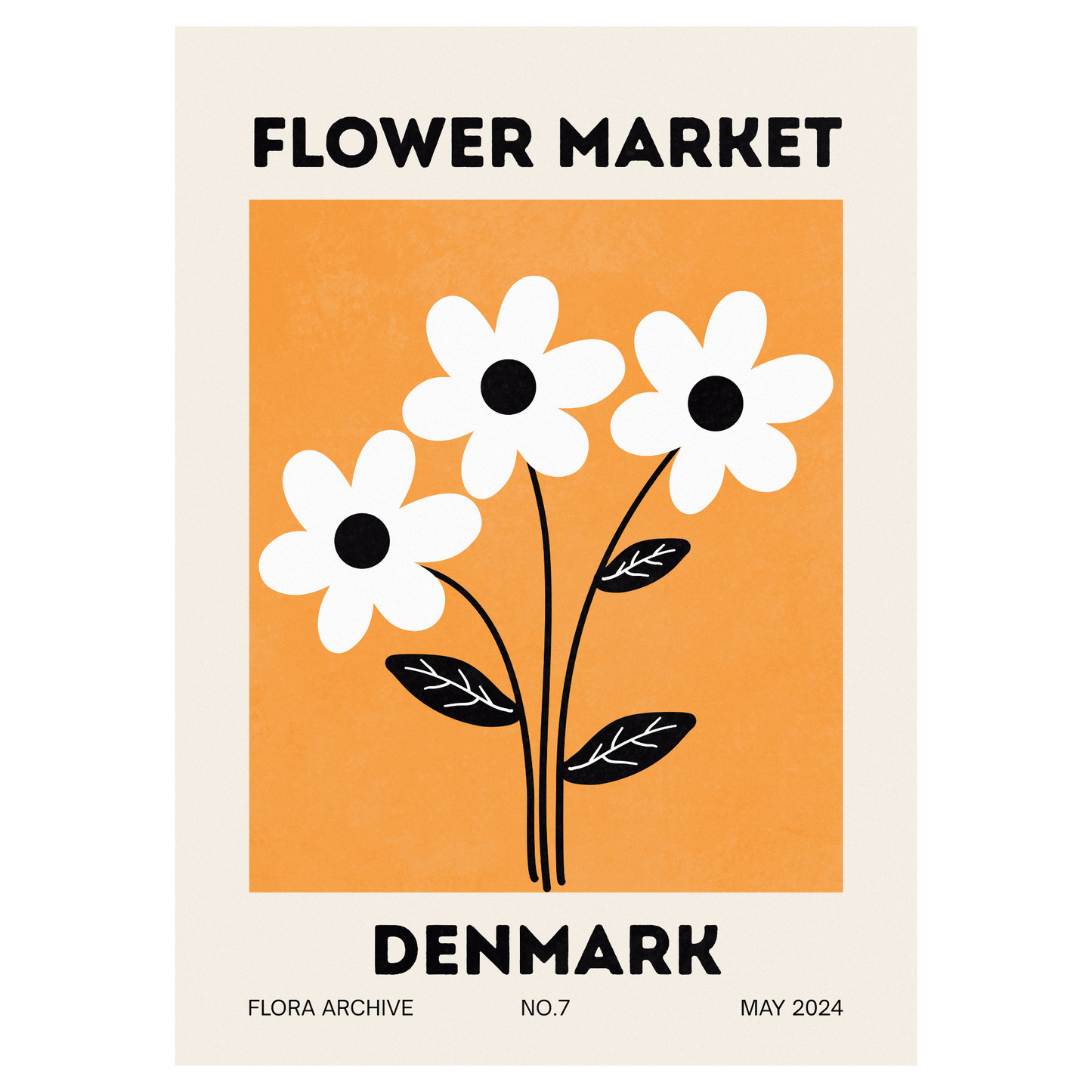 Flower Market - Denmark Bleue Vague Flow