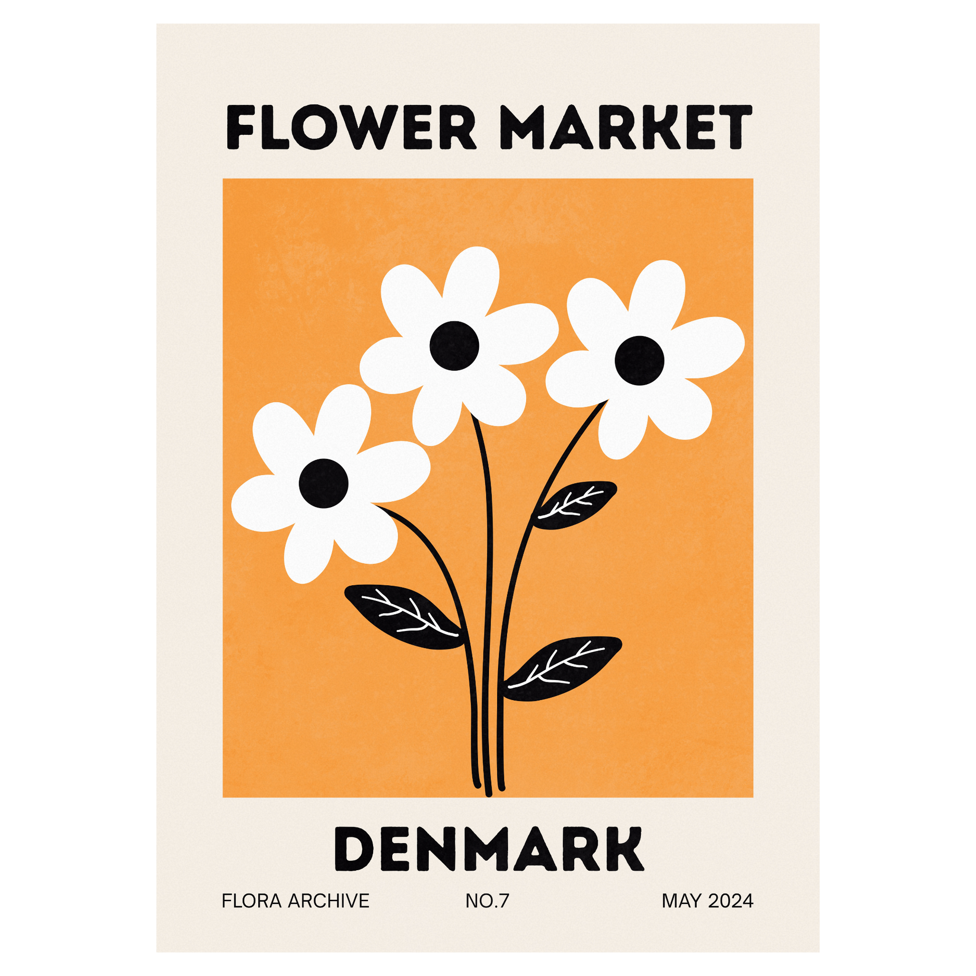 Flower Market - Denmark Bleue Vague Flow