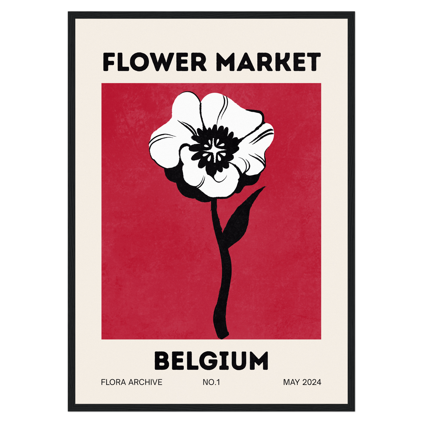 Flower Market - Belgium Bleue Vague Flow