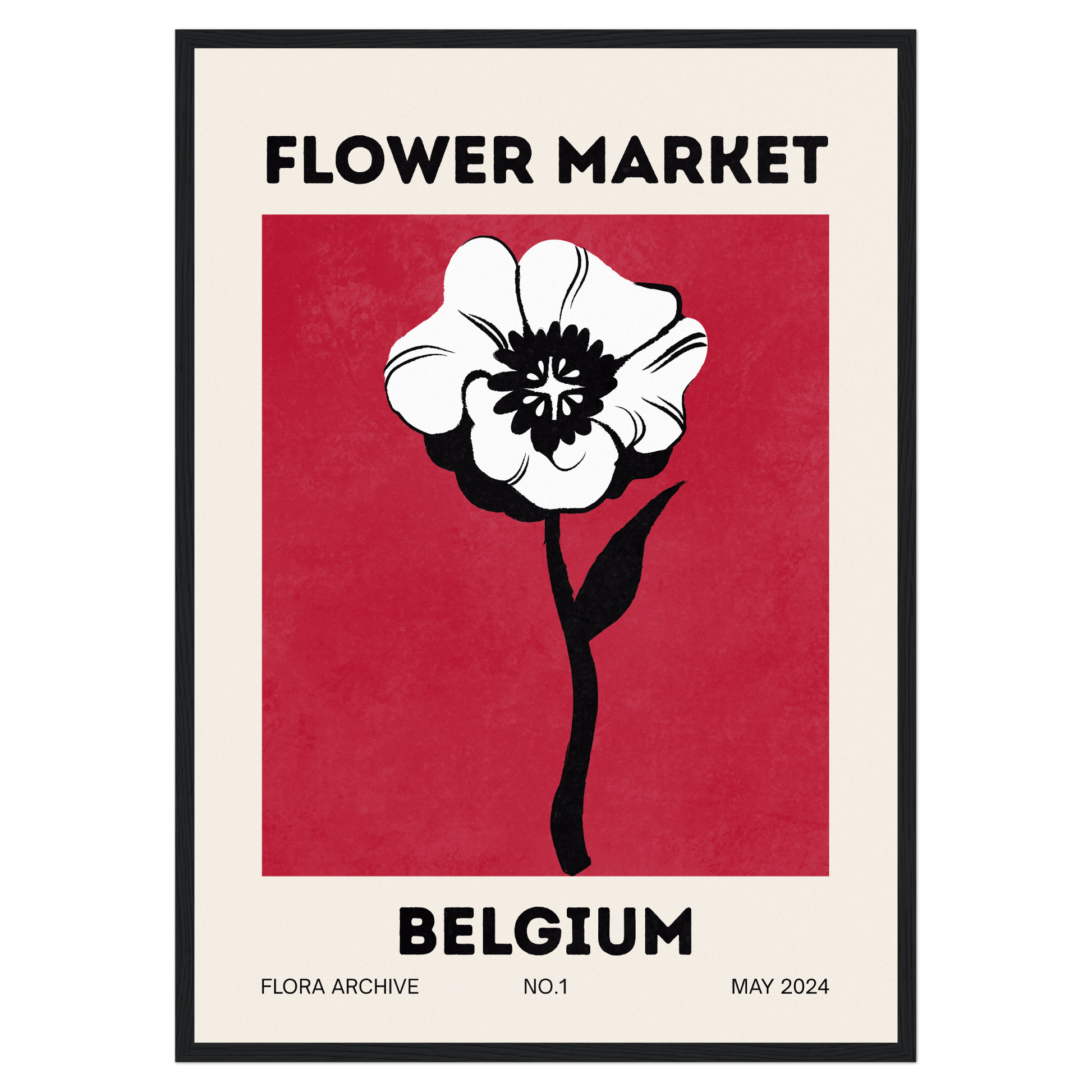 Flower Market - Belgium Bleue Vague Flow
